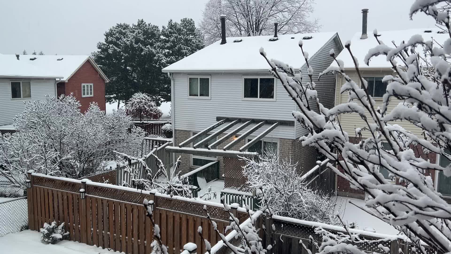 Two back-to-back snowstorms hit Toronto, Canada