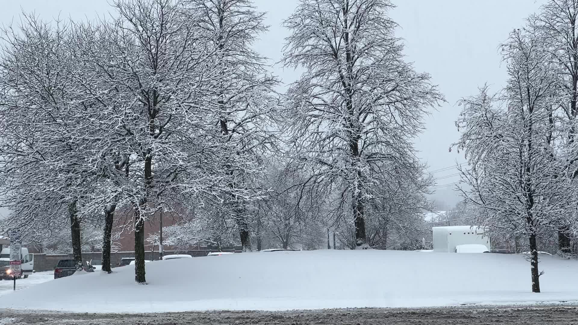 Two back-to-back snowstorms hit Toronto, Canada