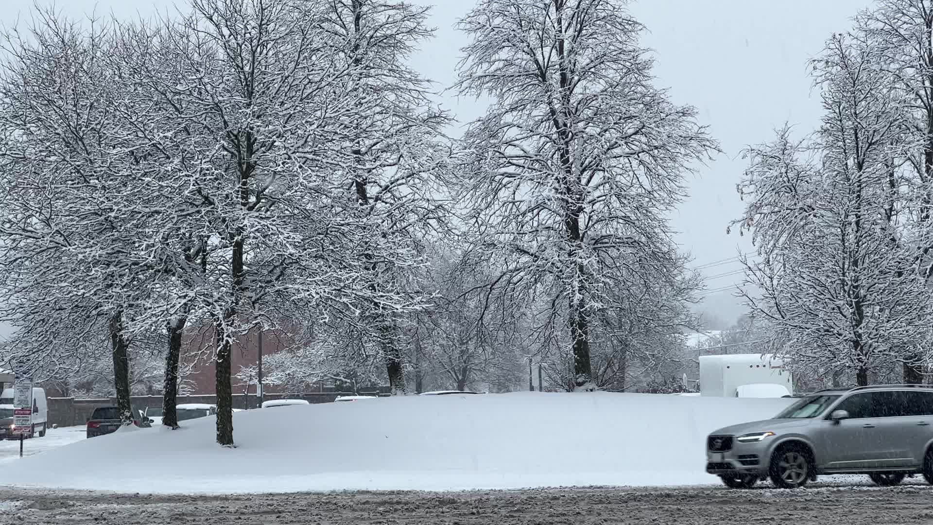 Two back-to-back snowstorms hit Toronto, Canada