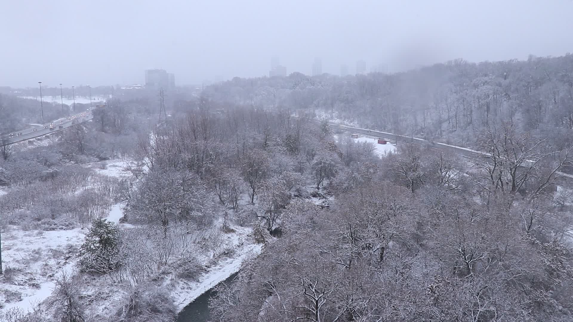 Heavy Snowfall / Toronto, Canada