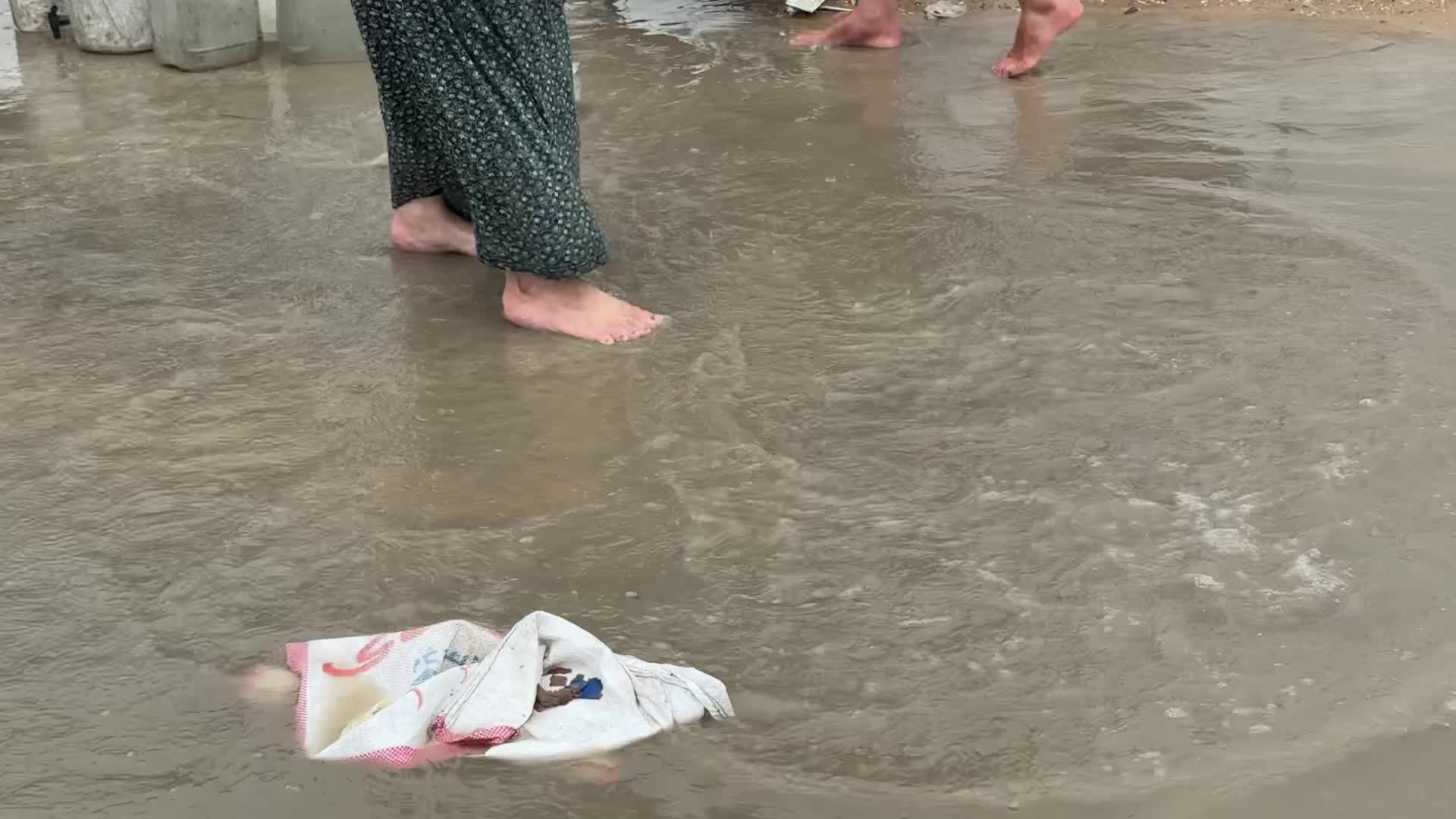 Flood In Gaza, Palestine