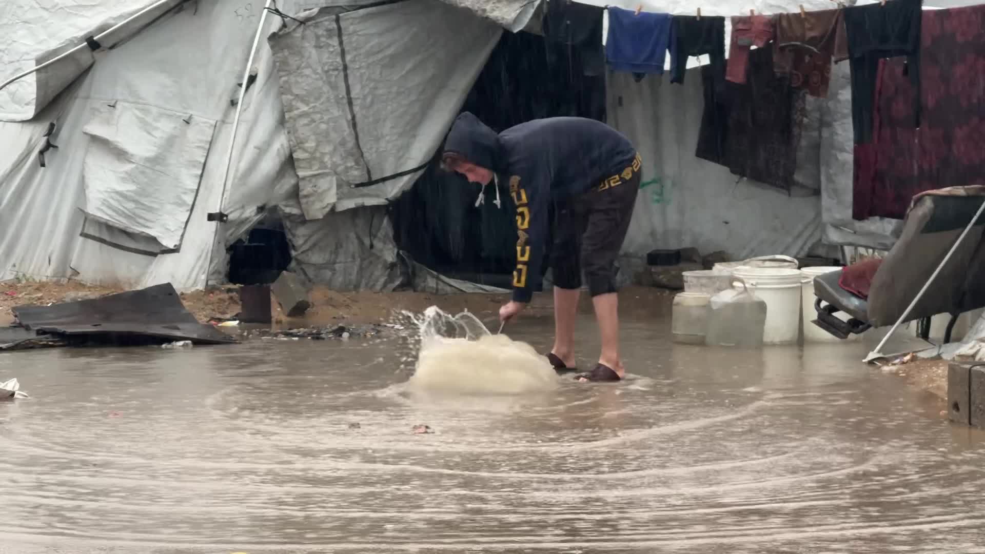 Heavy Rains In Gaza, Palestine