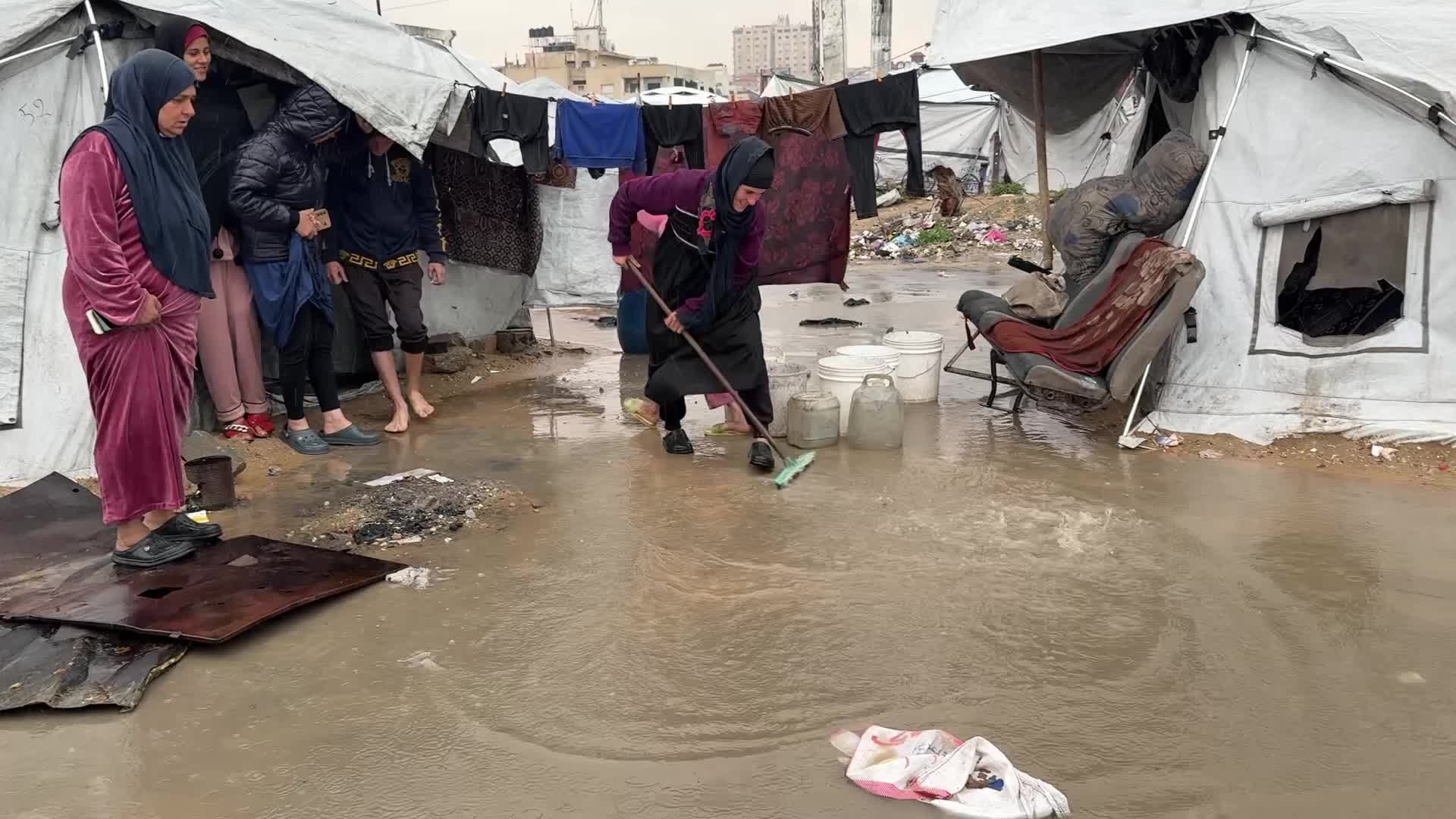 Flood In Gaza, Palestine