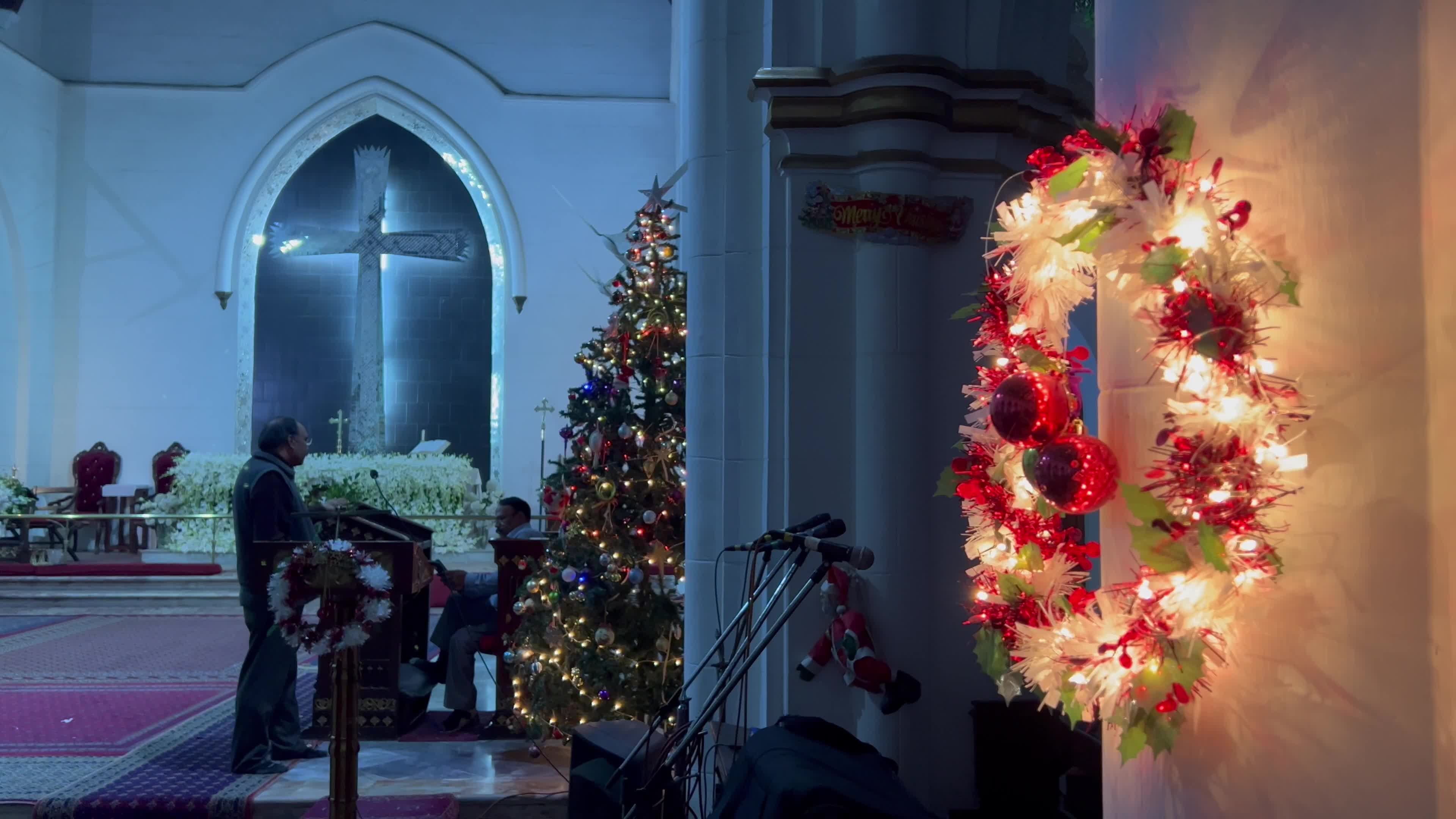 Preparations ahead of Christmas celebrations in Pakistan

