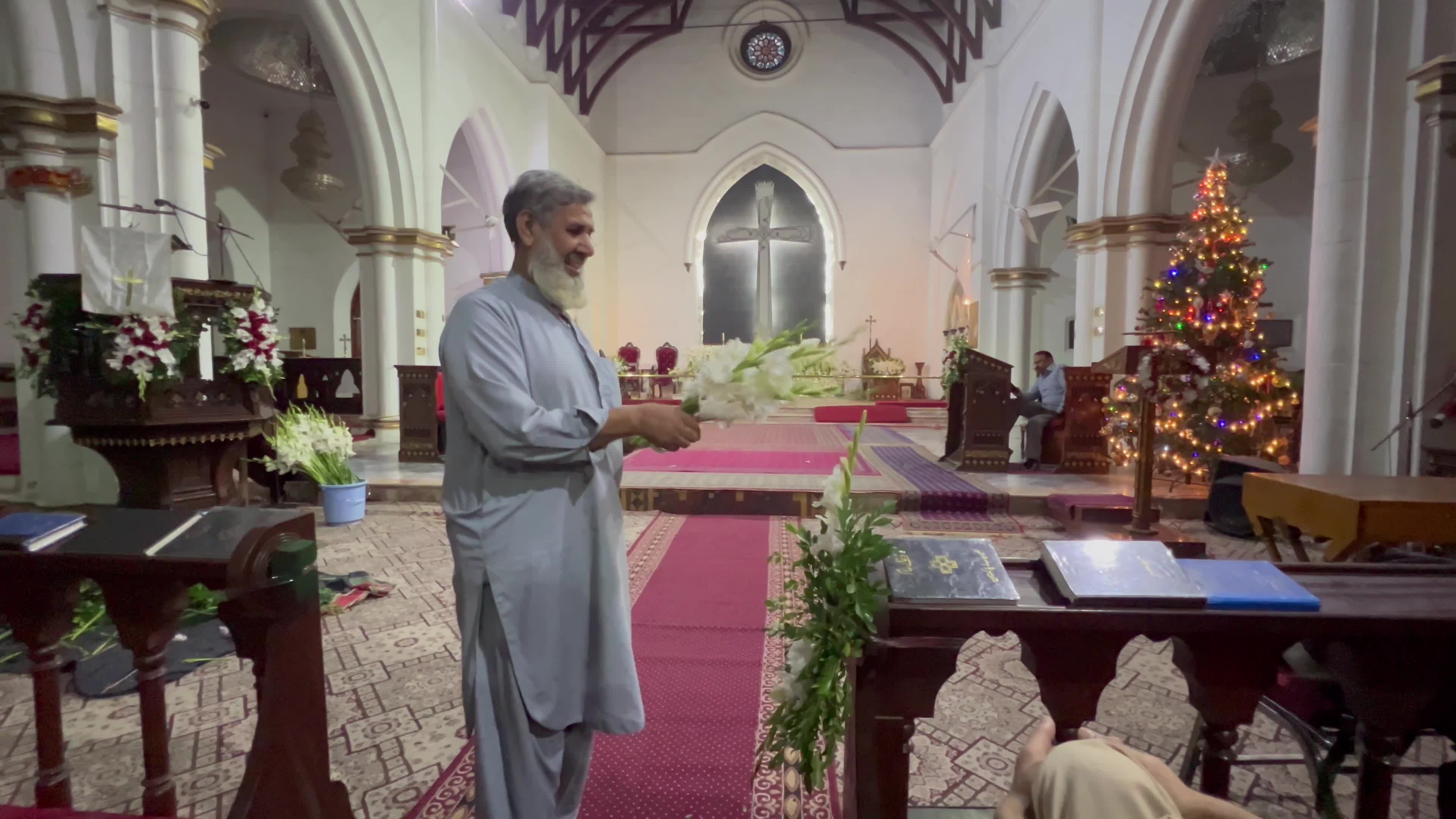 Preparations ahead of Christmas celebrations in Pakistan
