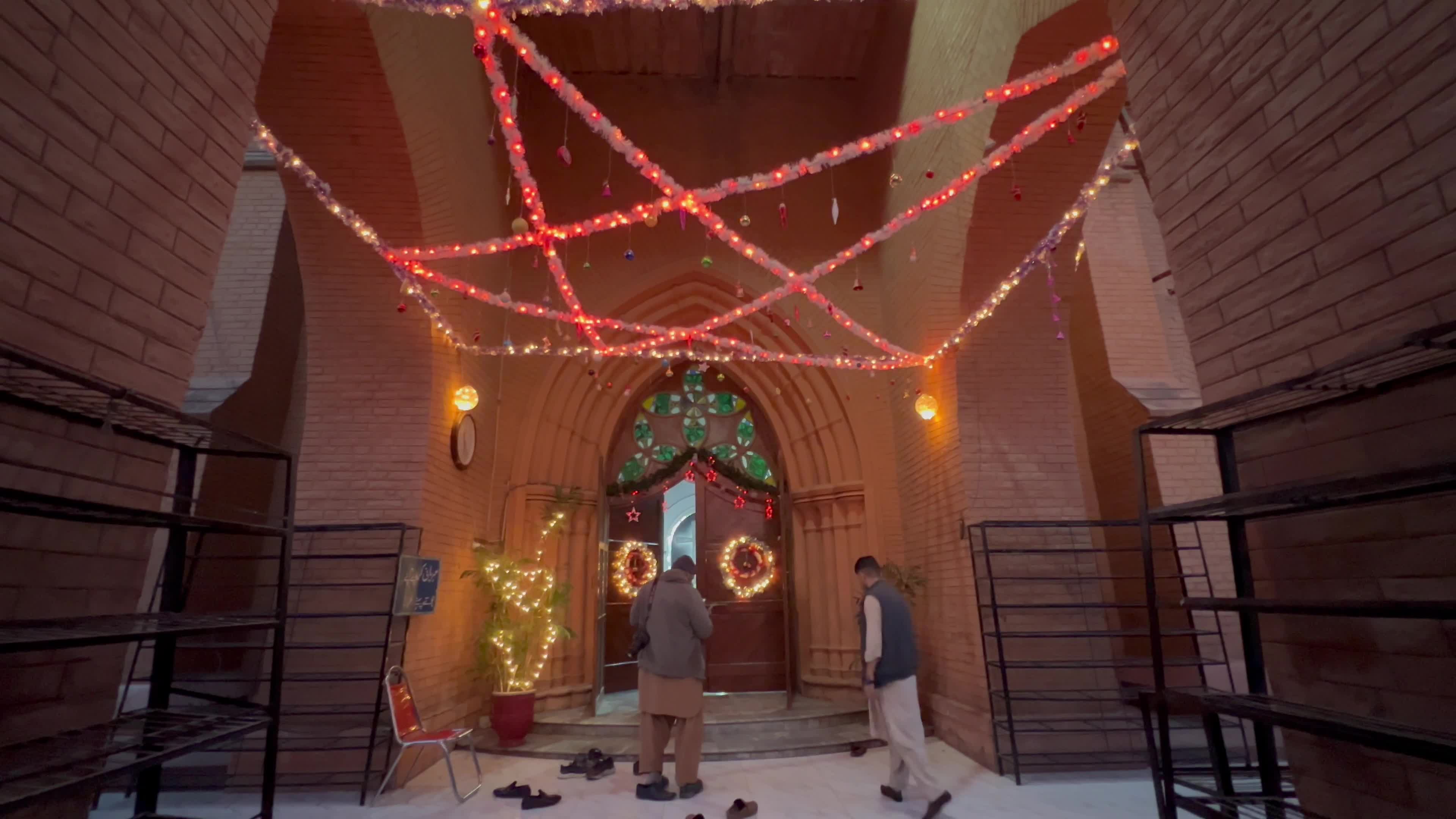 Preparations ahead of Christmas celebrations in Pakistan
