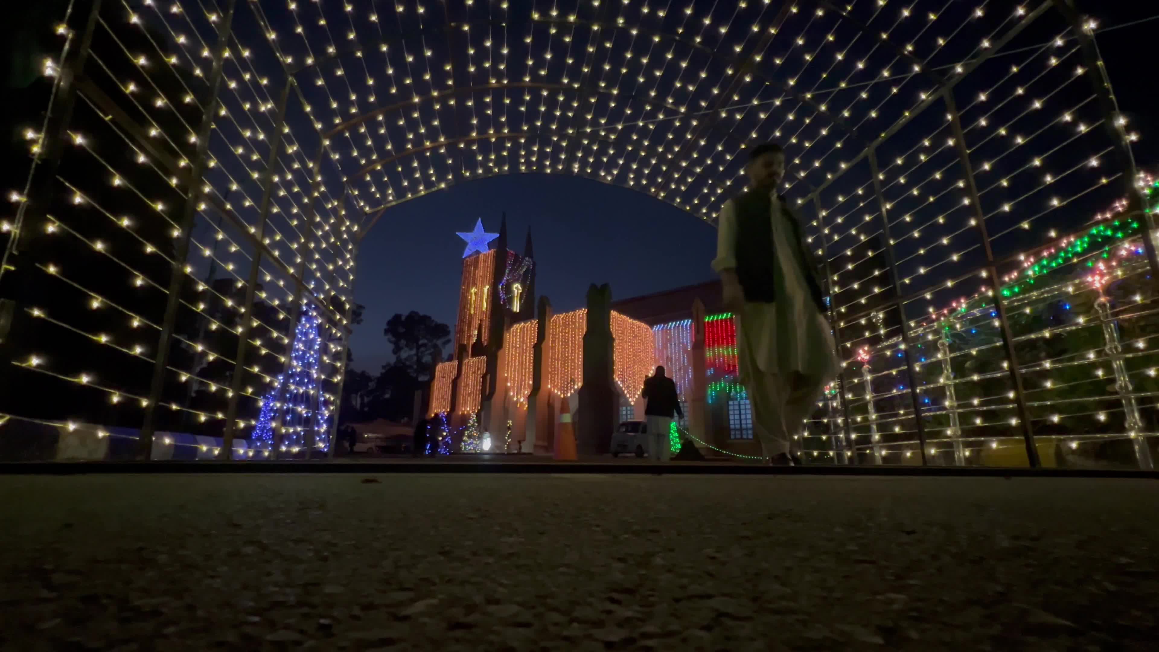 Preparations ahead of Christmas celebrations in Pakistan
