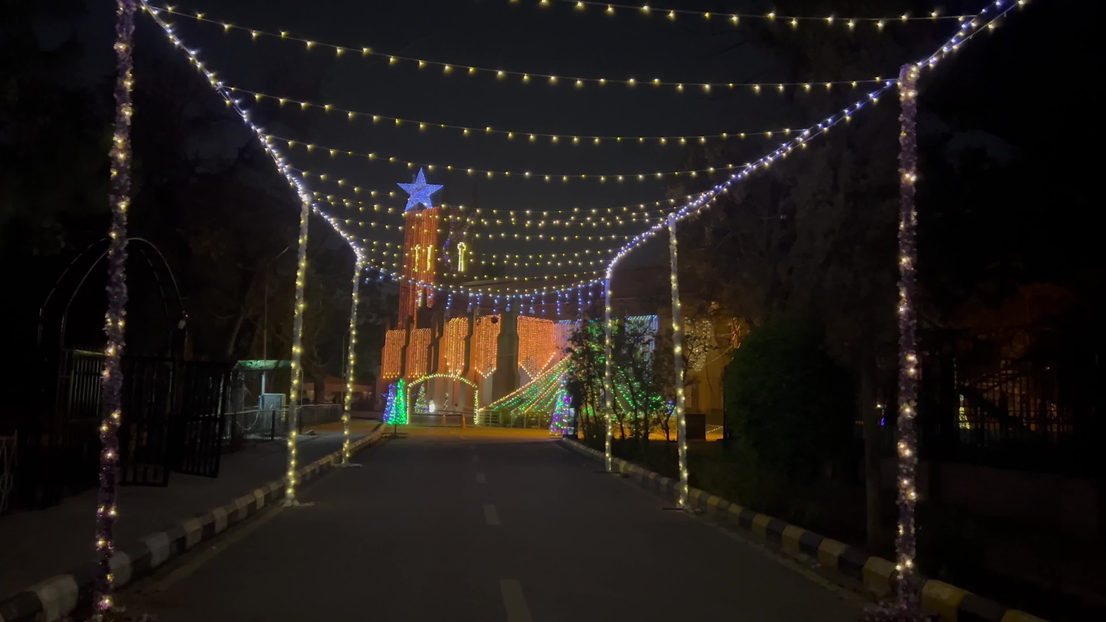 Preparations ahead of Christmas celebrations in Pakistan
