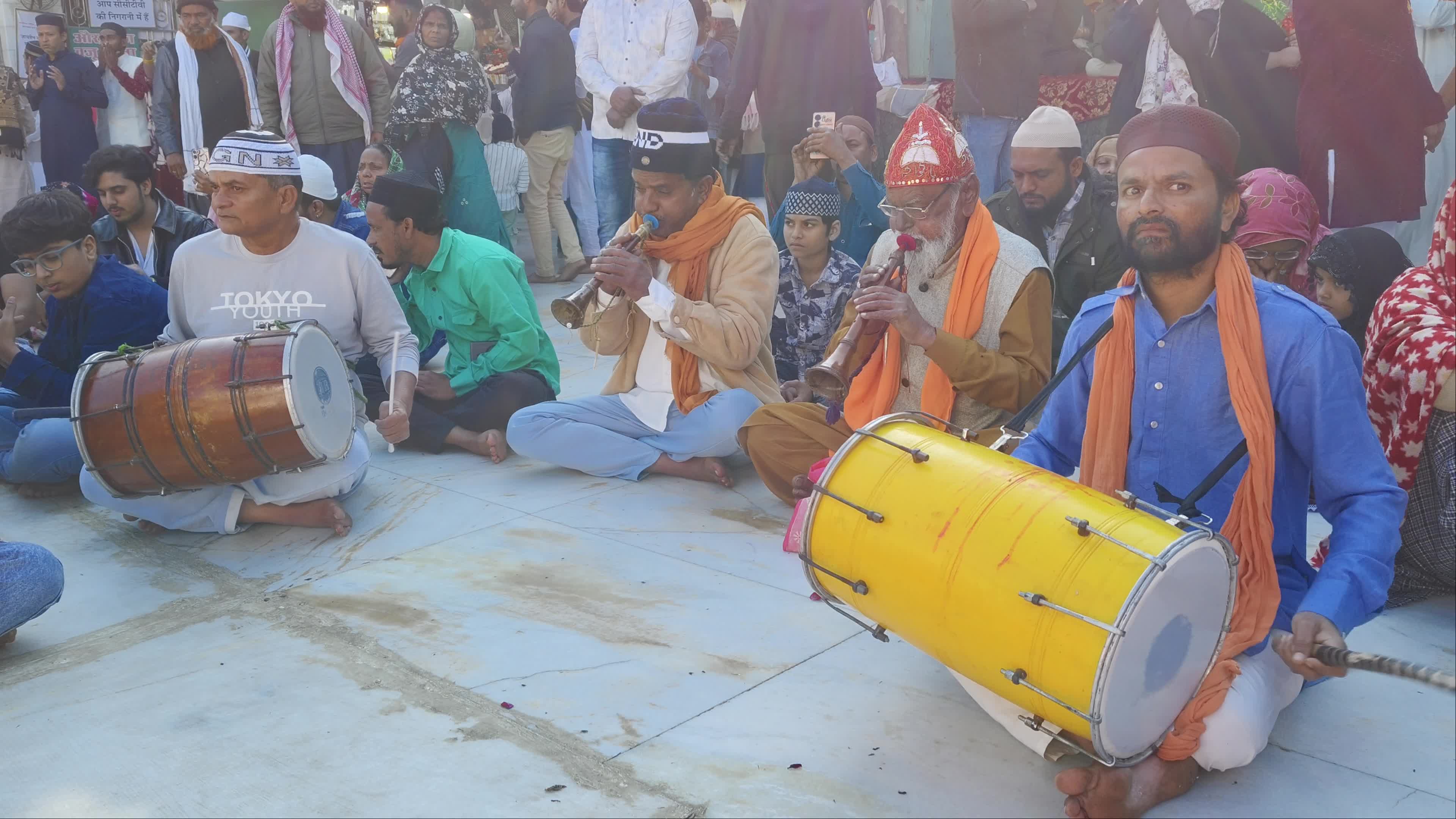 Indian Muslim Sufi devotees take part in Urs festival at the shrine of Sufi saint Khwaja Moinuddin Chishti in Ajmer, India, December 24, 2025.