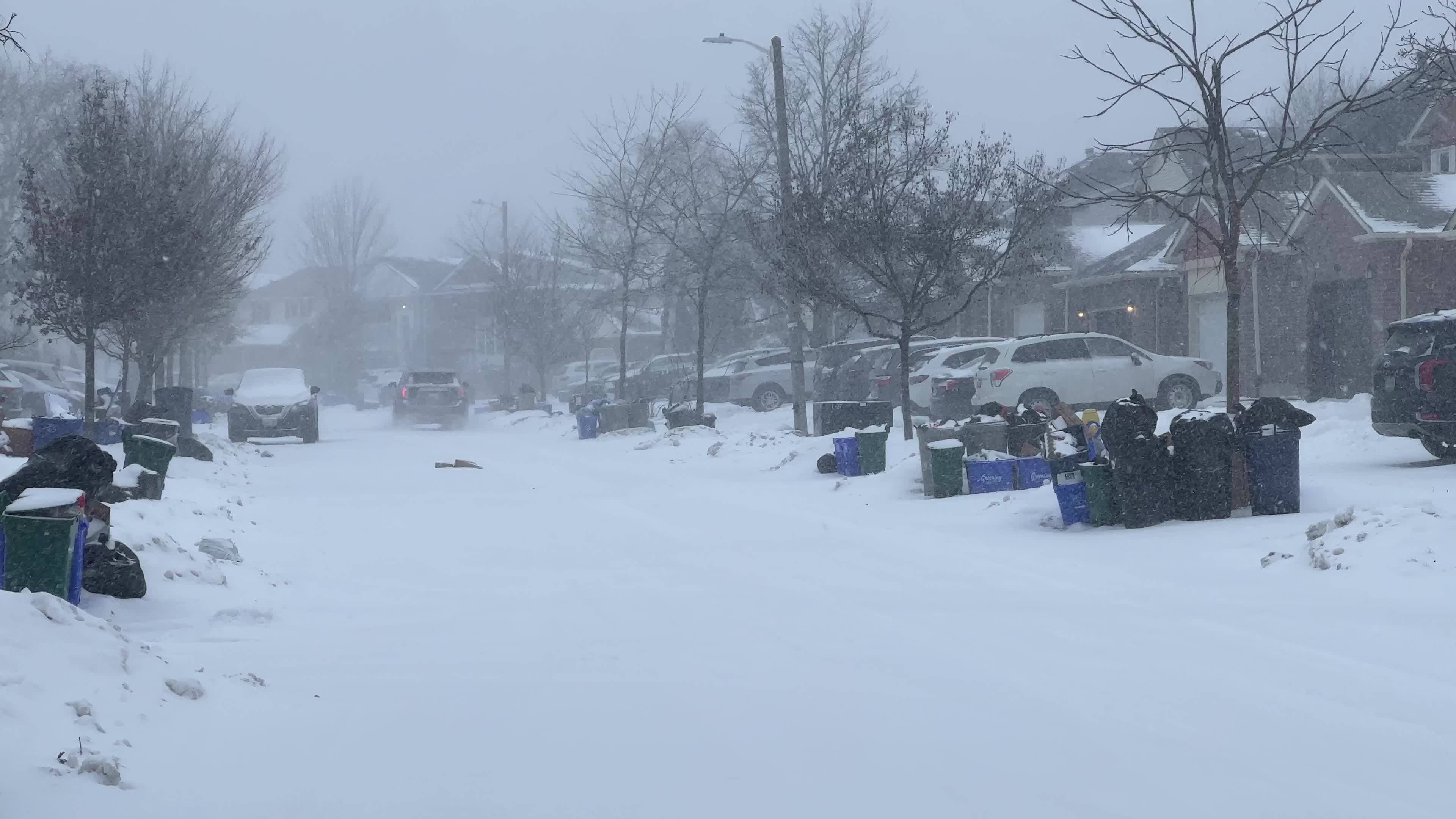 Boxing Day snowstorm in Toronto 