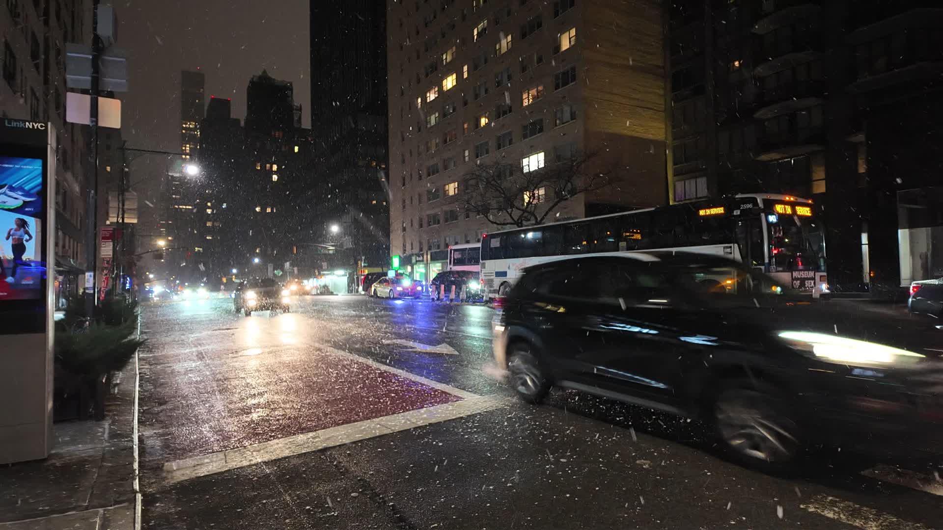 Winter Storm Hits NYC