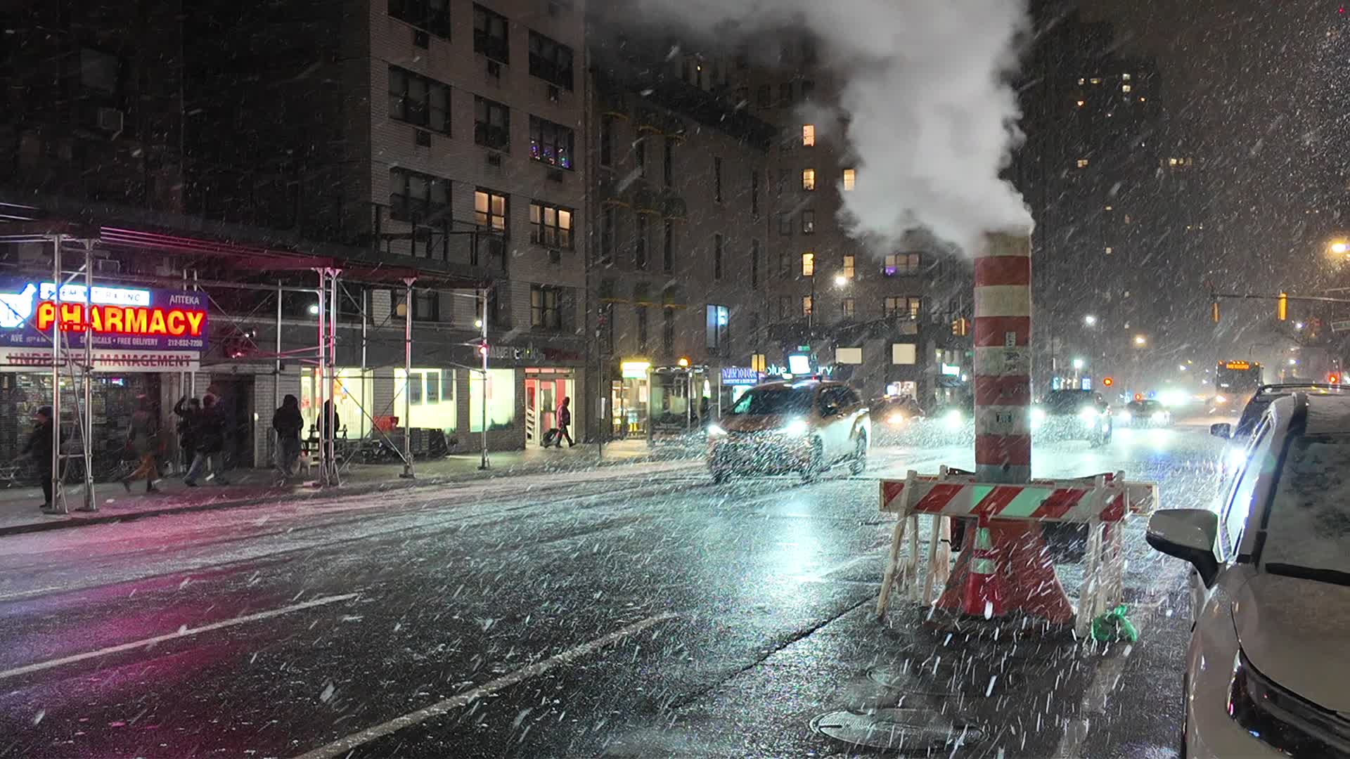 Winter Storm Hits NYC