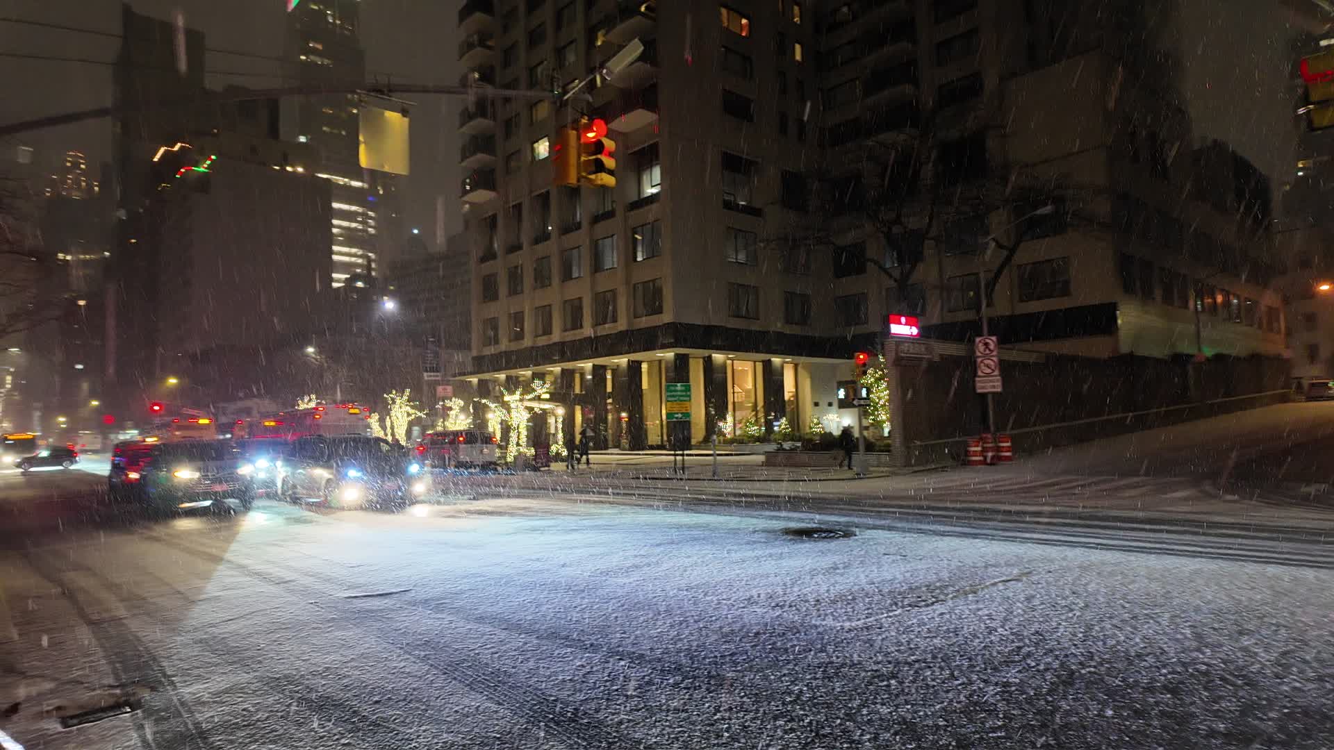 Winter Storm Hits NYC