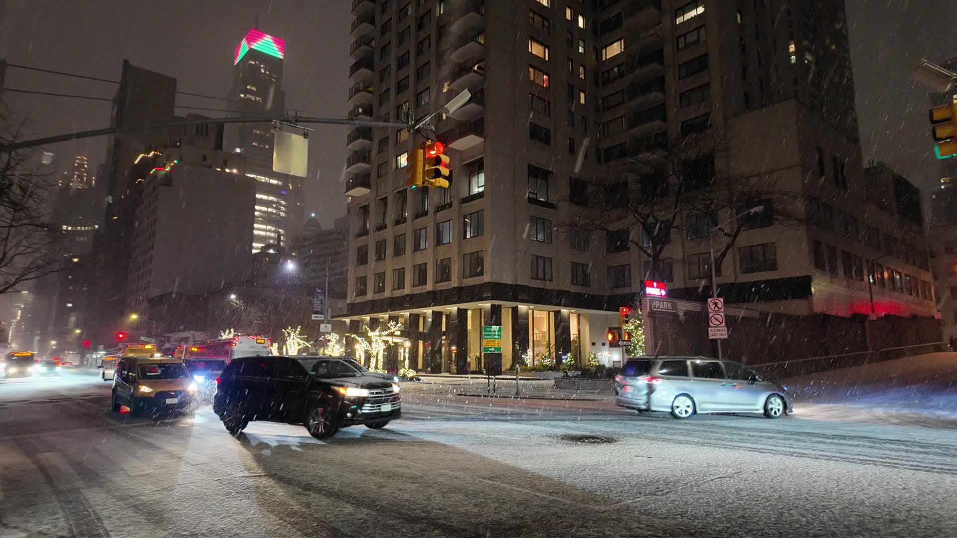 Winter Storm Hits NYC