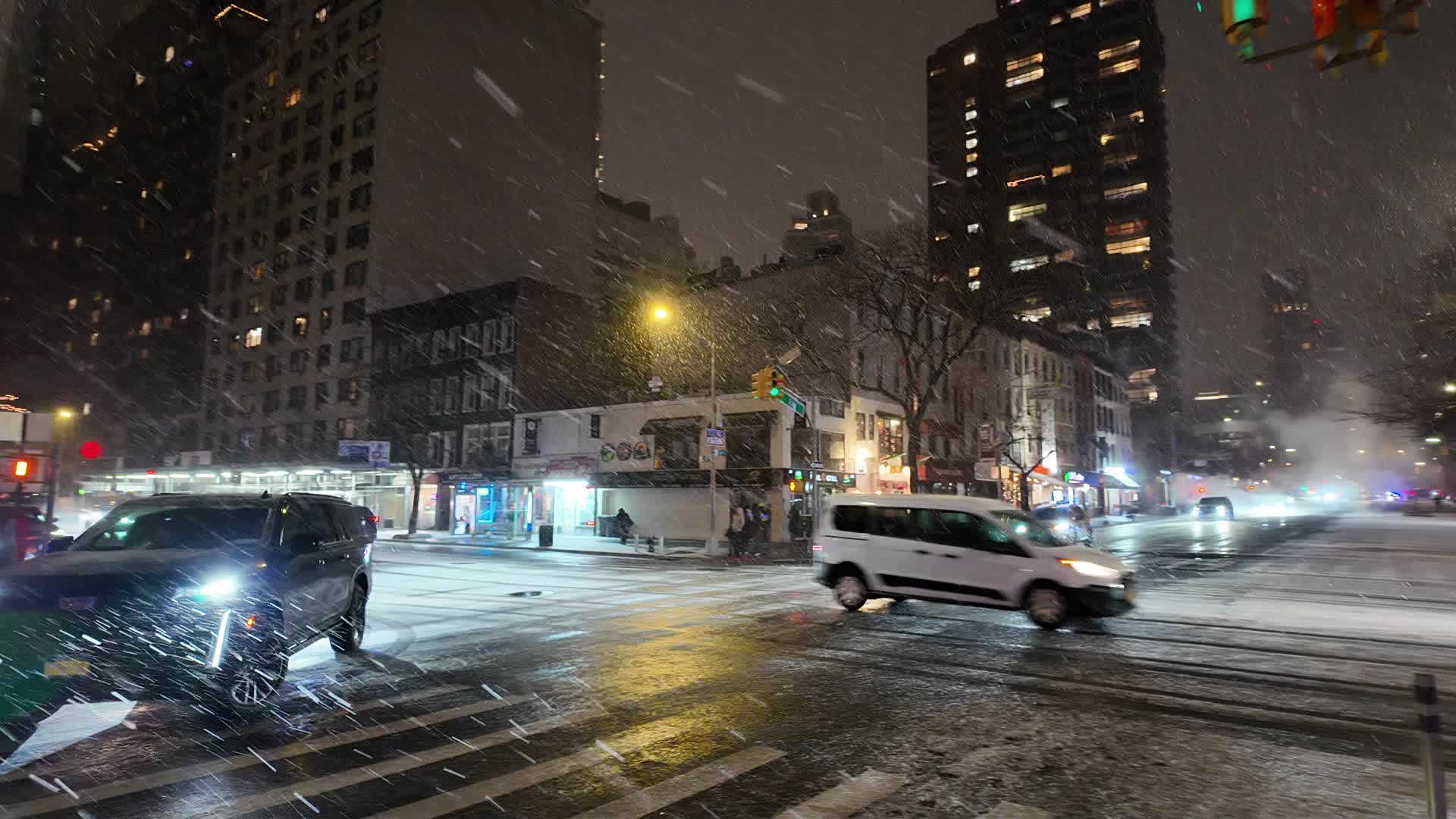 Winter Storm Hits NYC