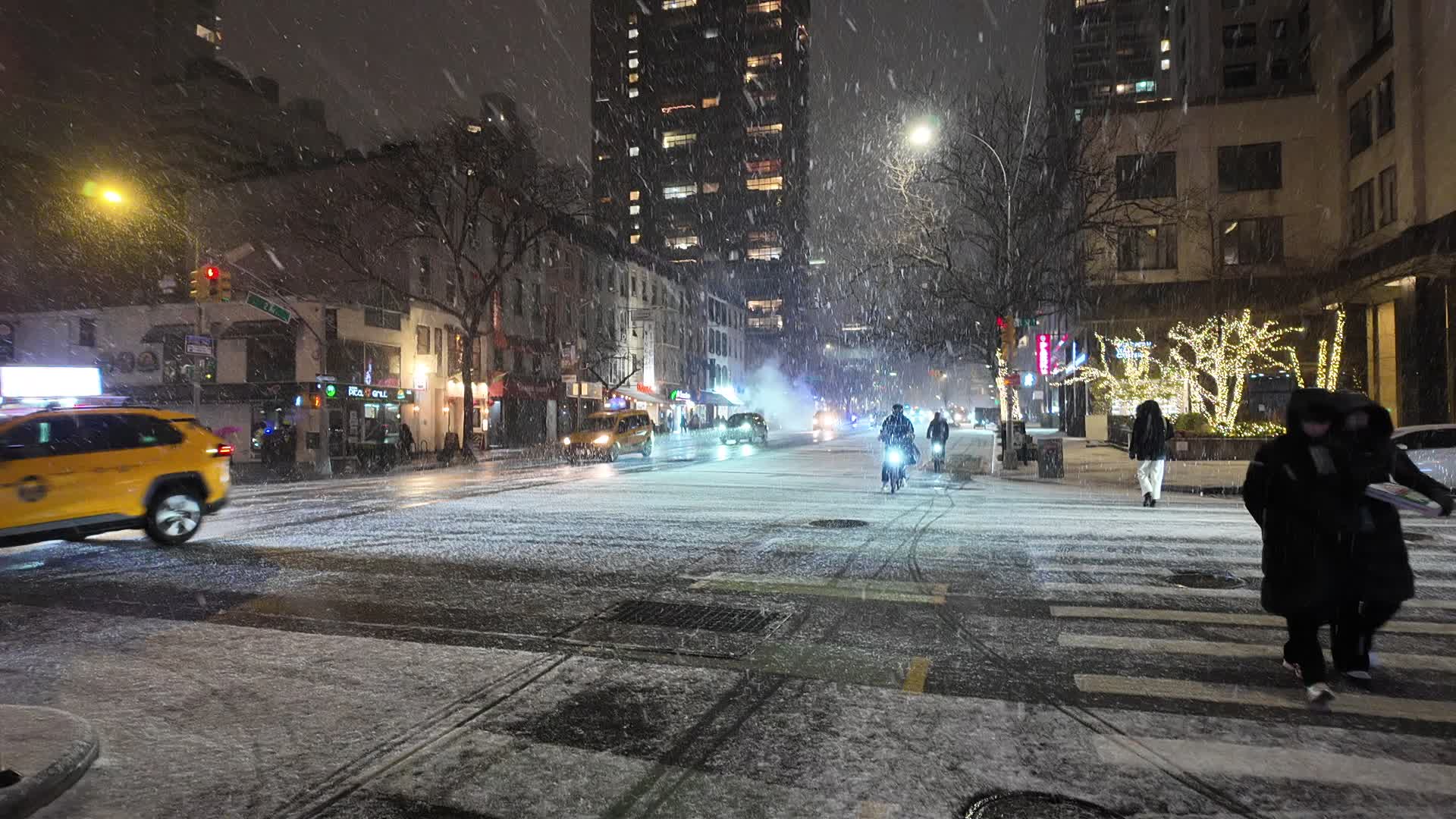 Winter Storm Hits NYC