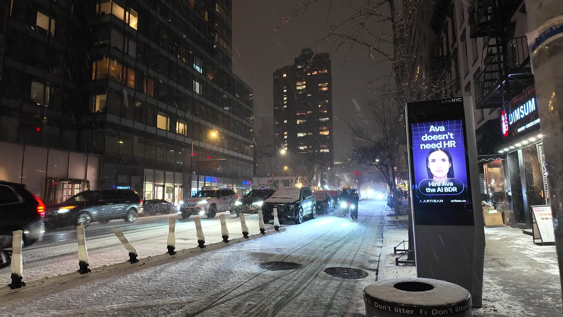 Winter Storm Hits NYC