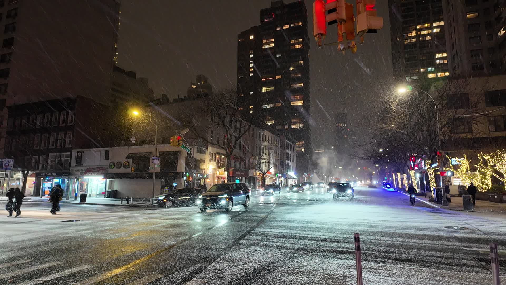 Winter Storm Hits NYC