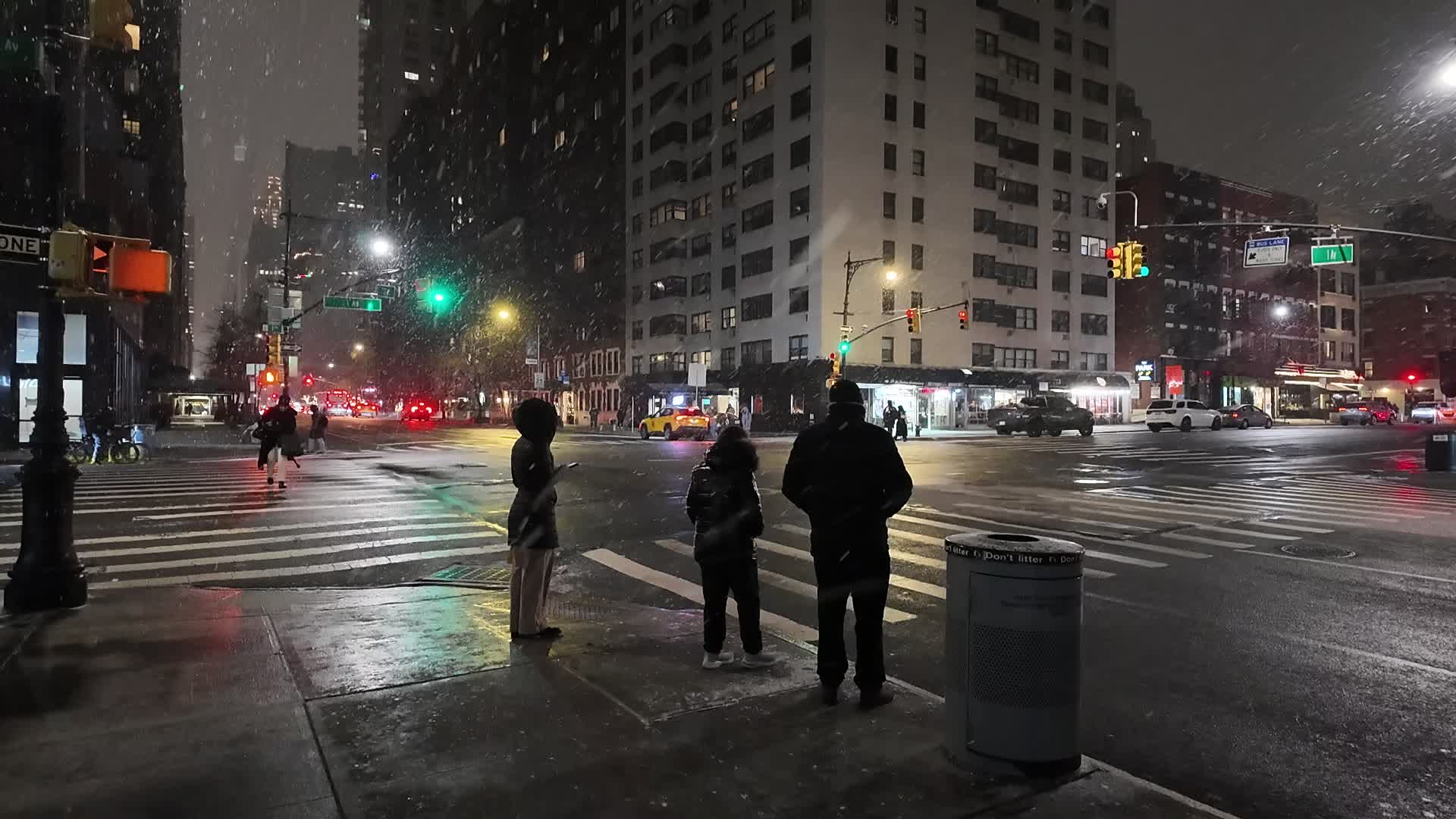 Winter Storm Hits NYC