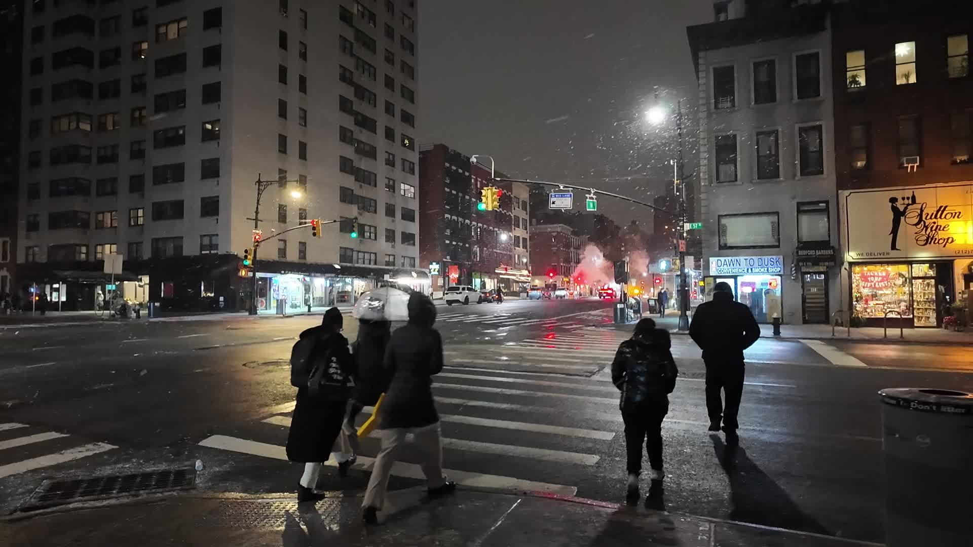 Winter Storm Hits NYC