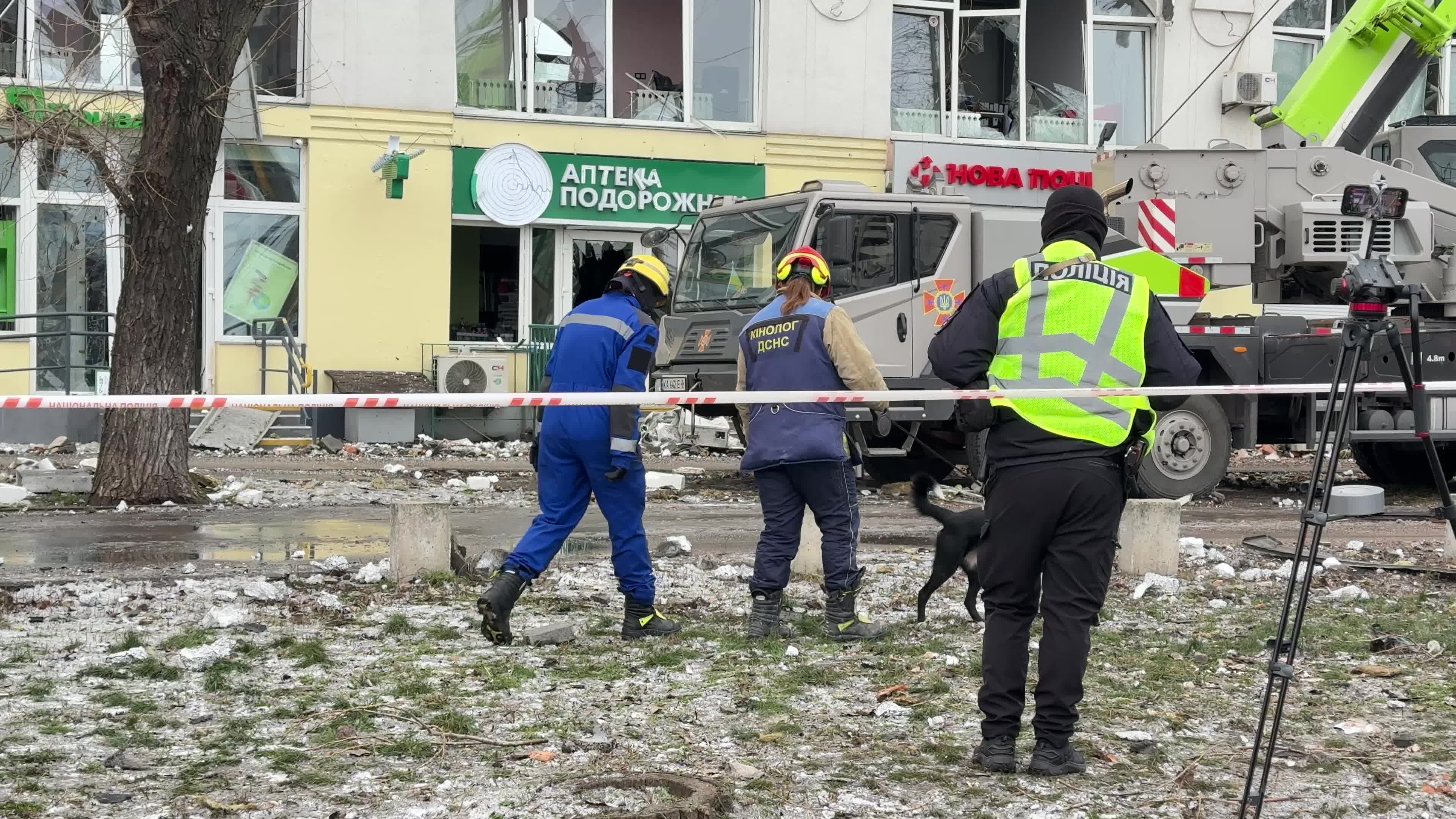  A massive Russian missile and drone attack on Kyiv