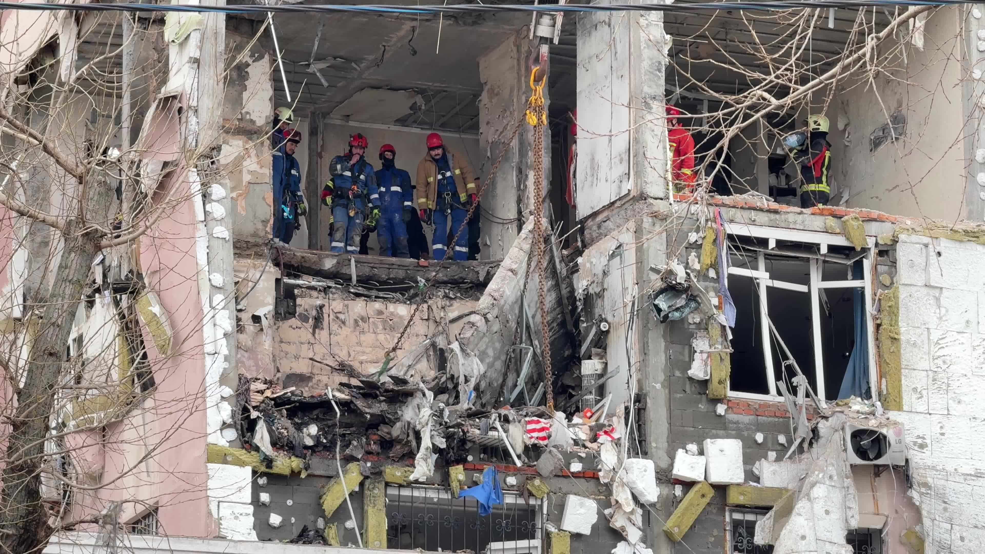  A massive Russian missile and drone attack on Kyiv