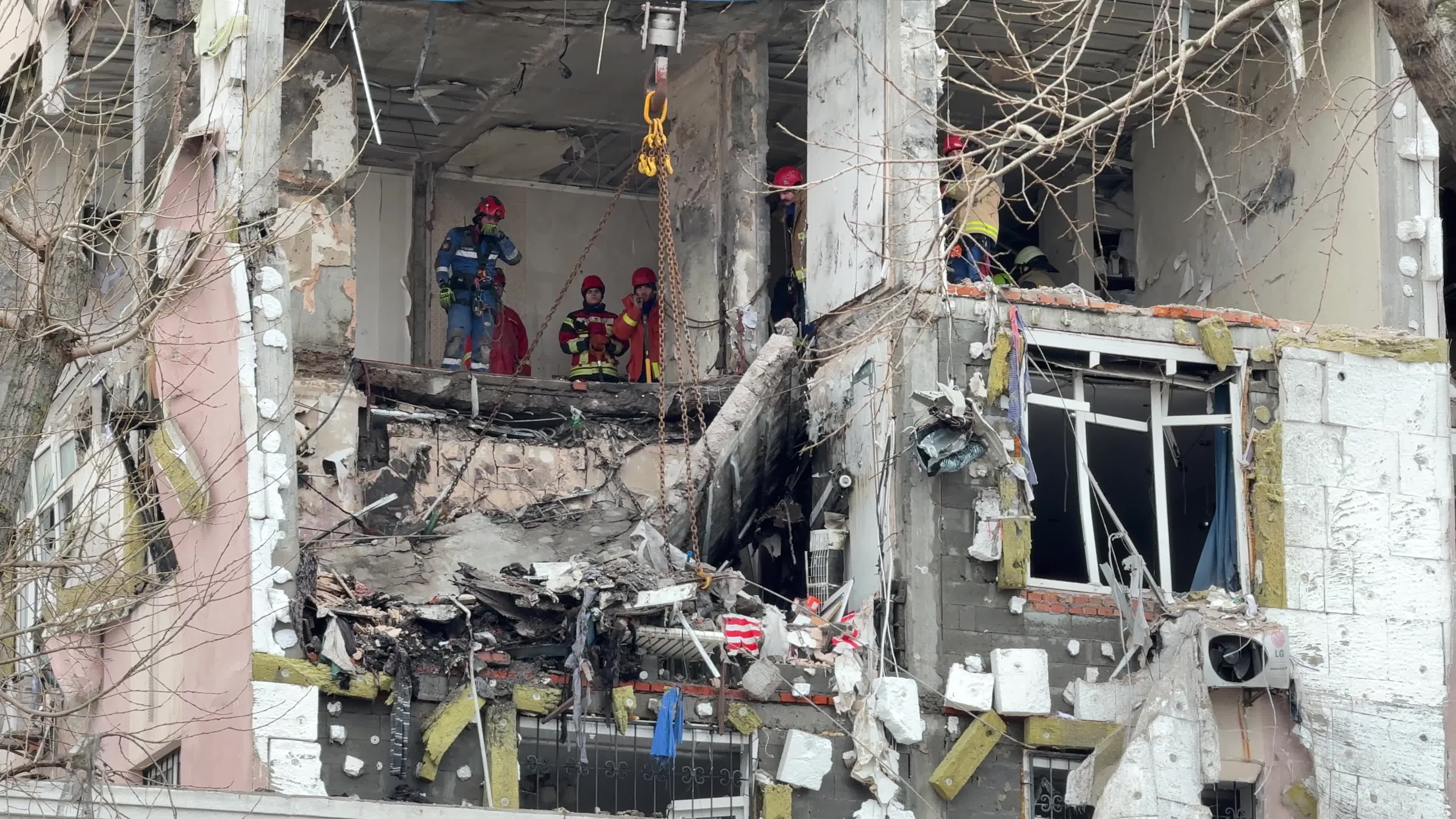  A massive Russian missile and drone attack on Kyiv