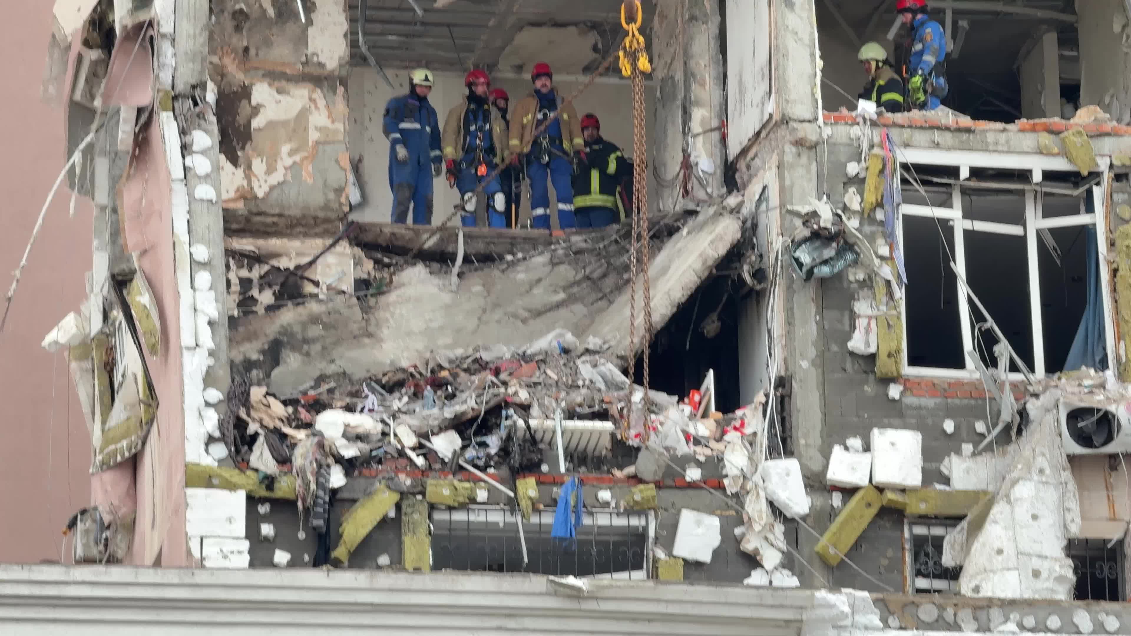  A massive Russian missile and drone attack on Kyiv