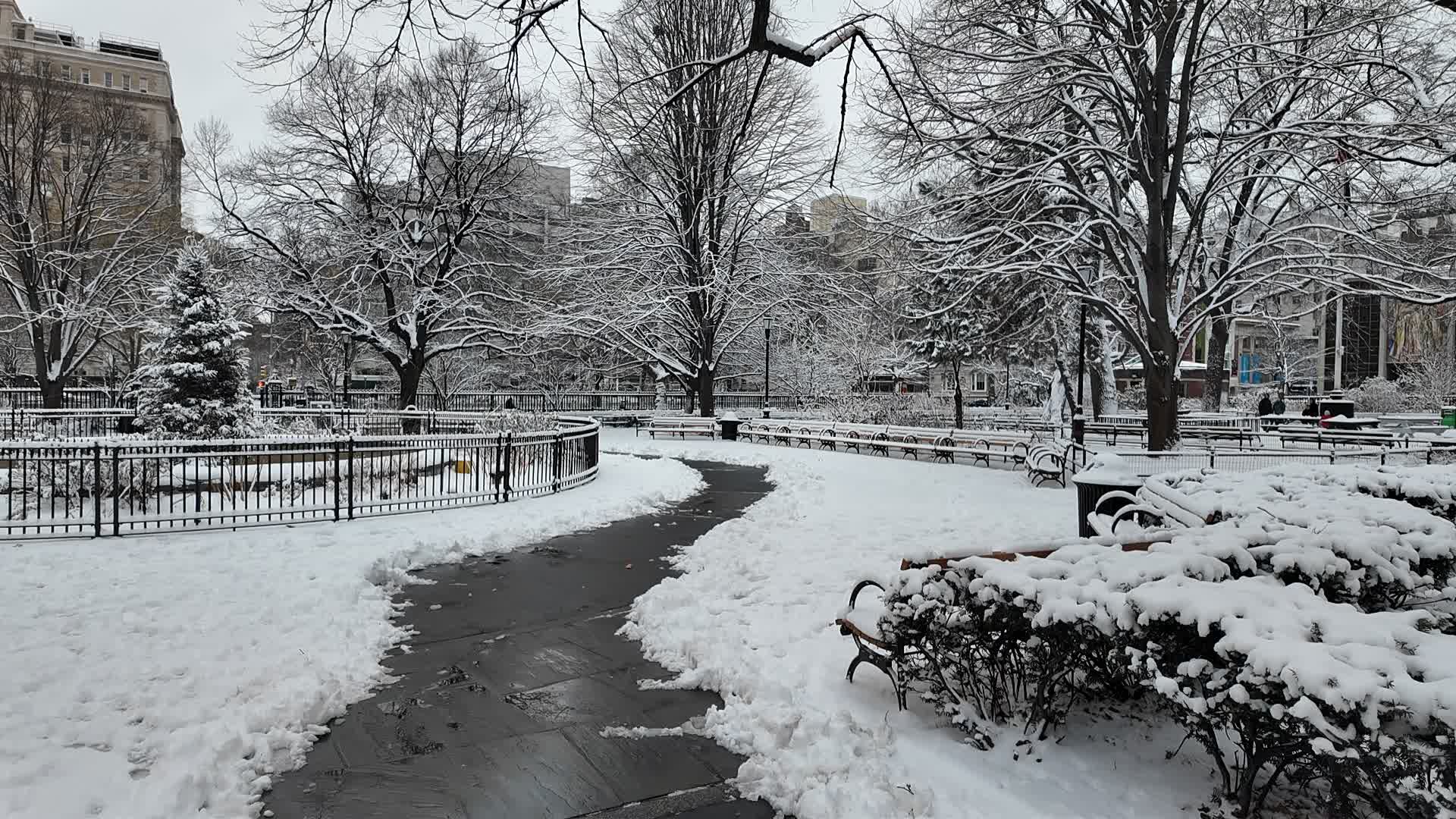 Winter Storm Hits NYC
