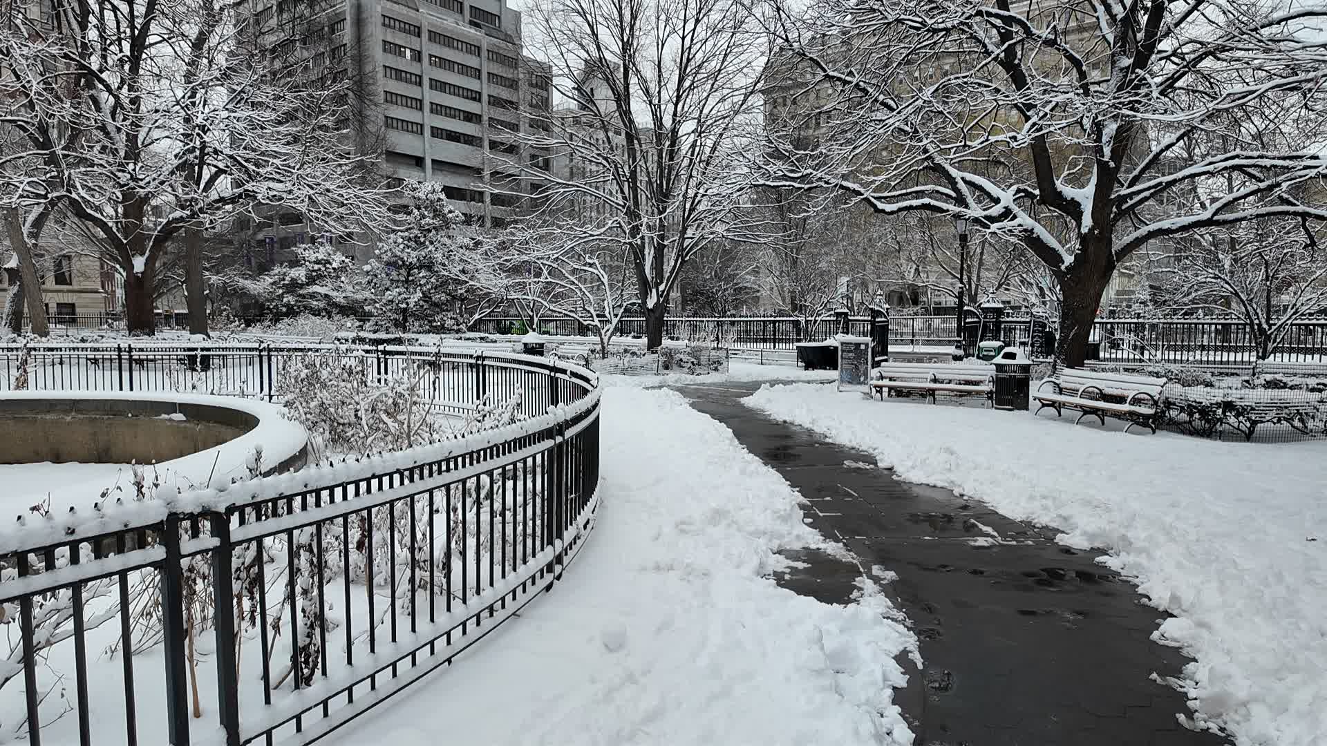 Winter Storm Hits NYC