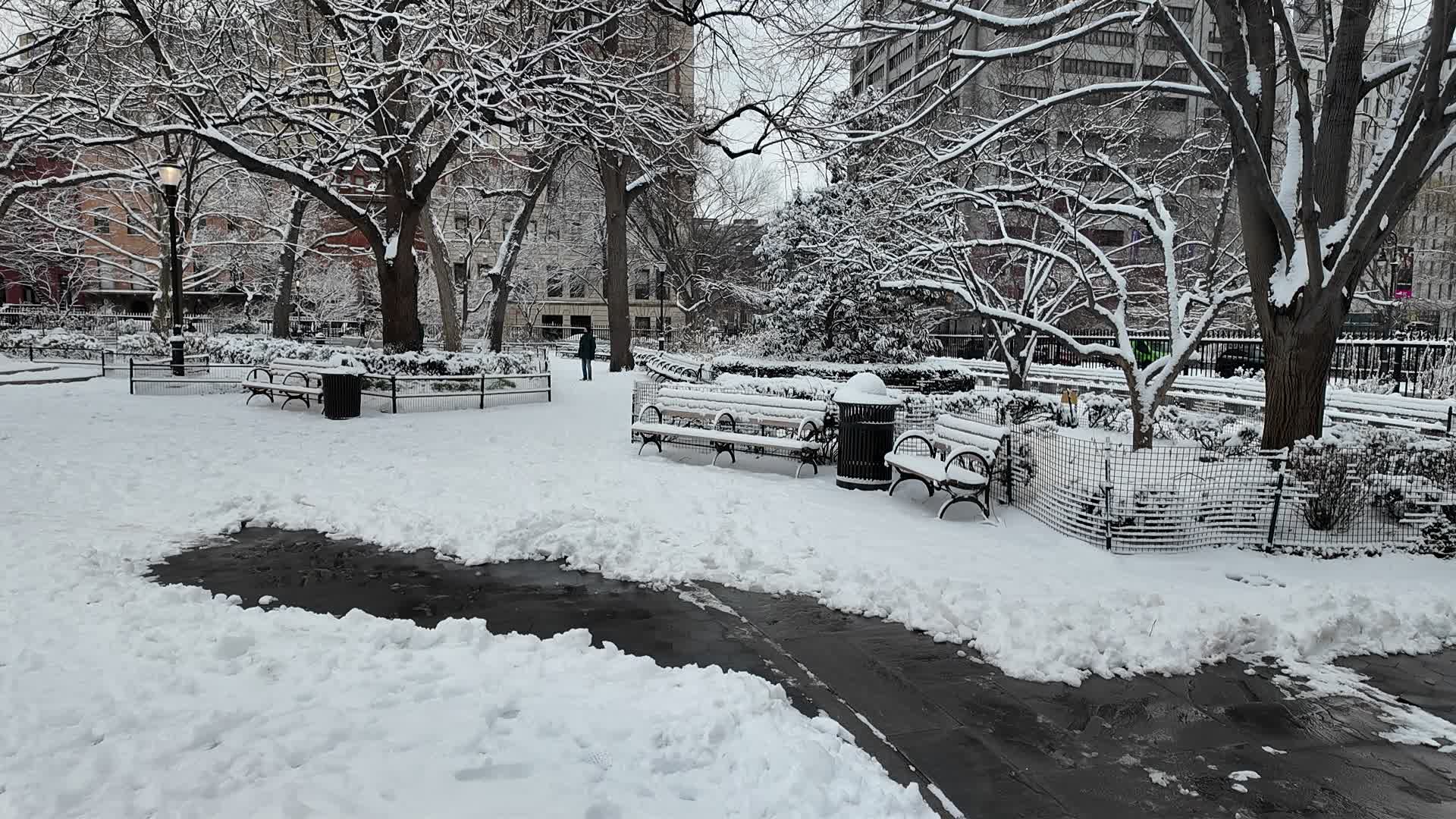 Winter Storm Hits NYC