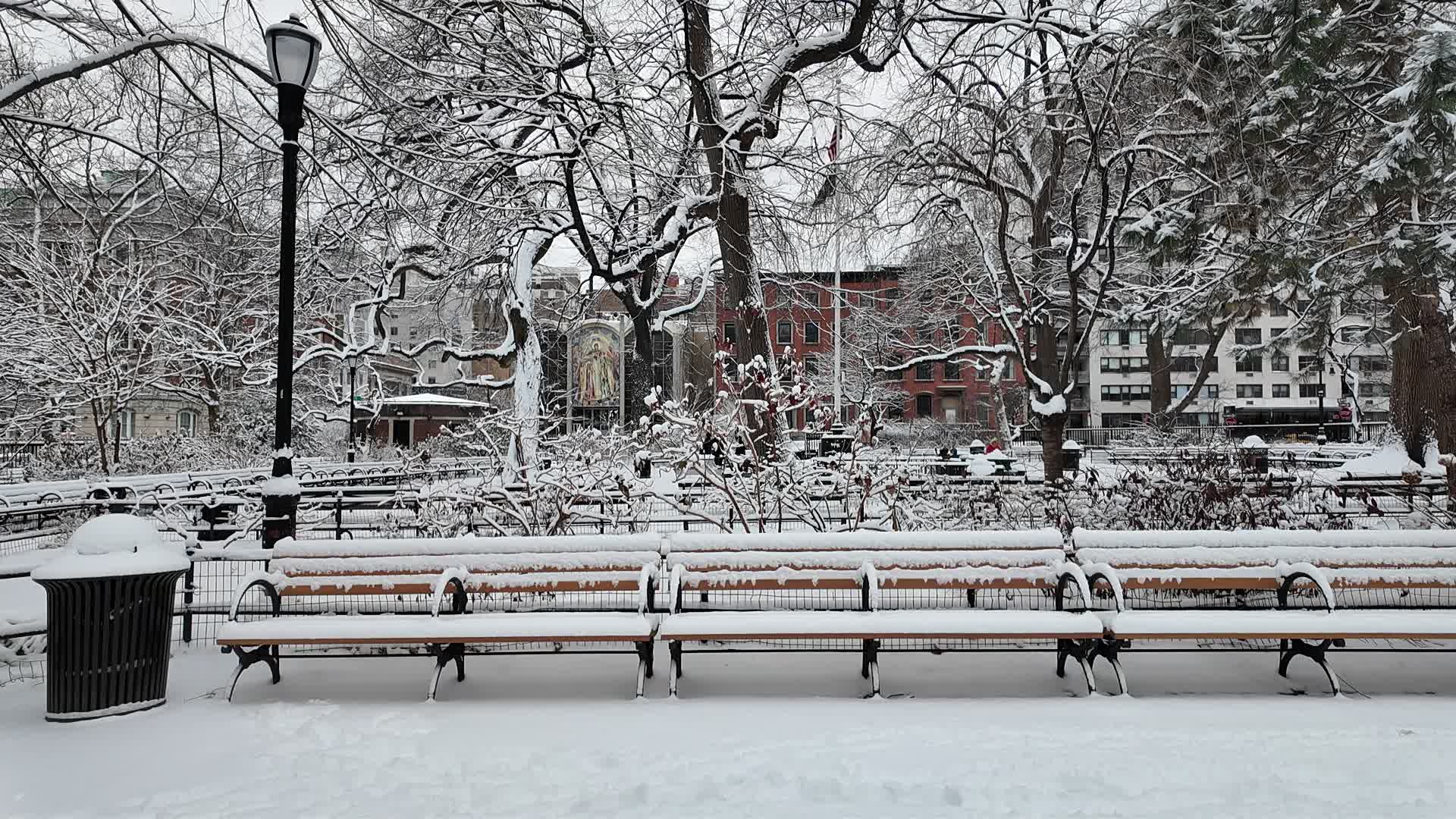 Winter Storm Hits NYC