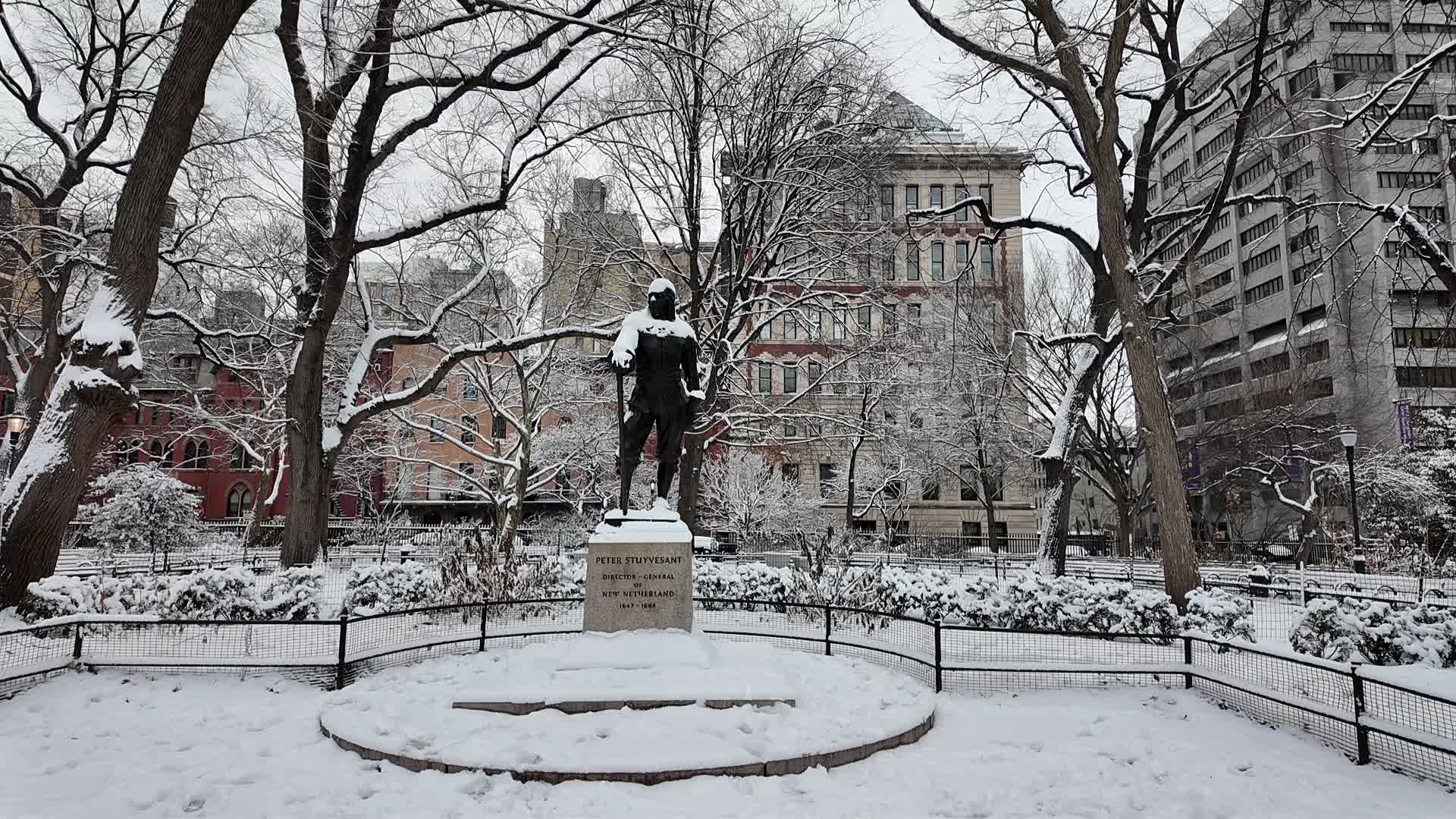 Winter Storm Hits NYC