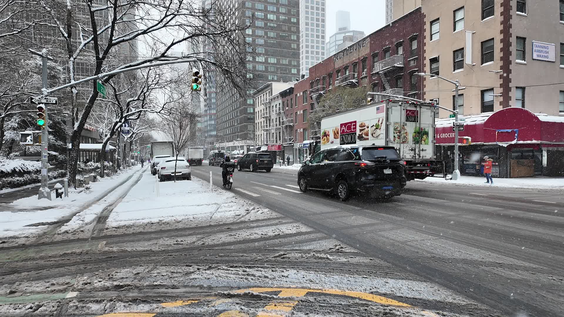 Winter Storm Hits NYC