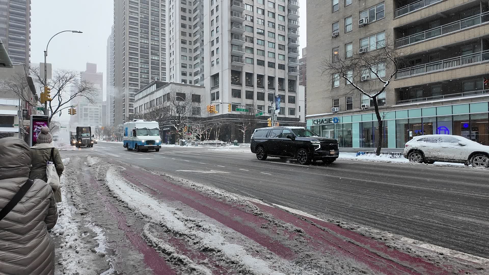 Winter Storm Hits NYC