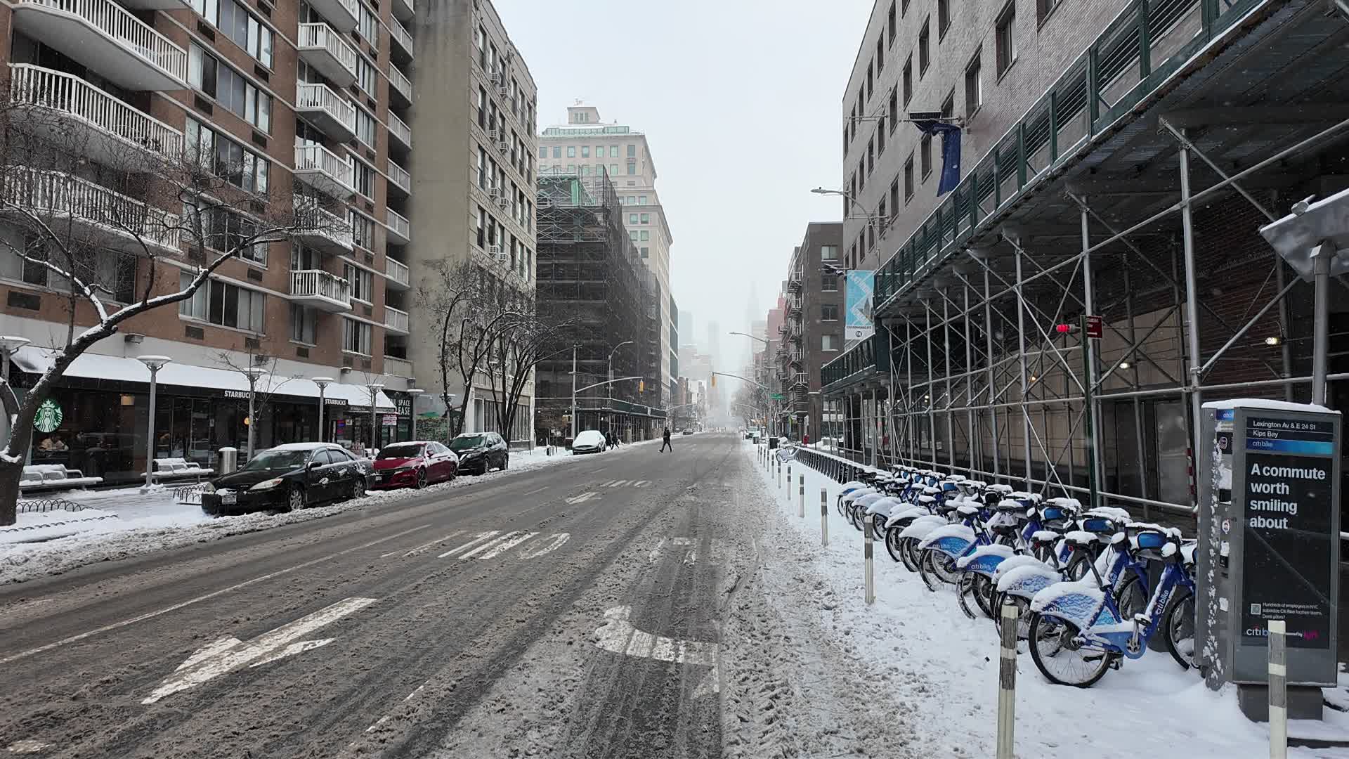 Winter Storm Hits NYC