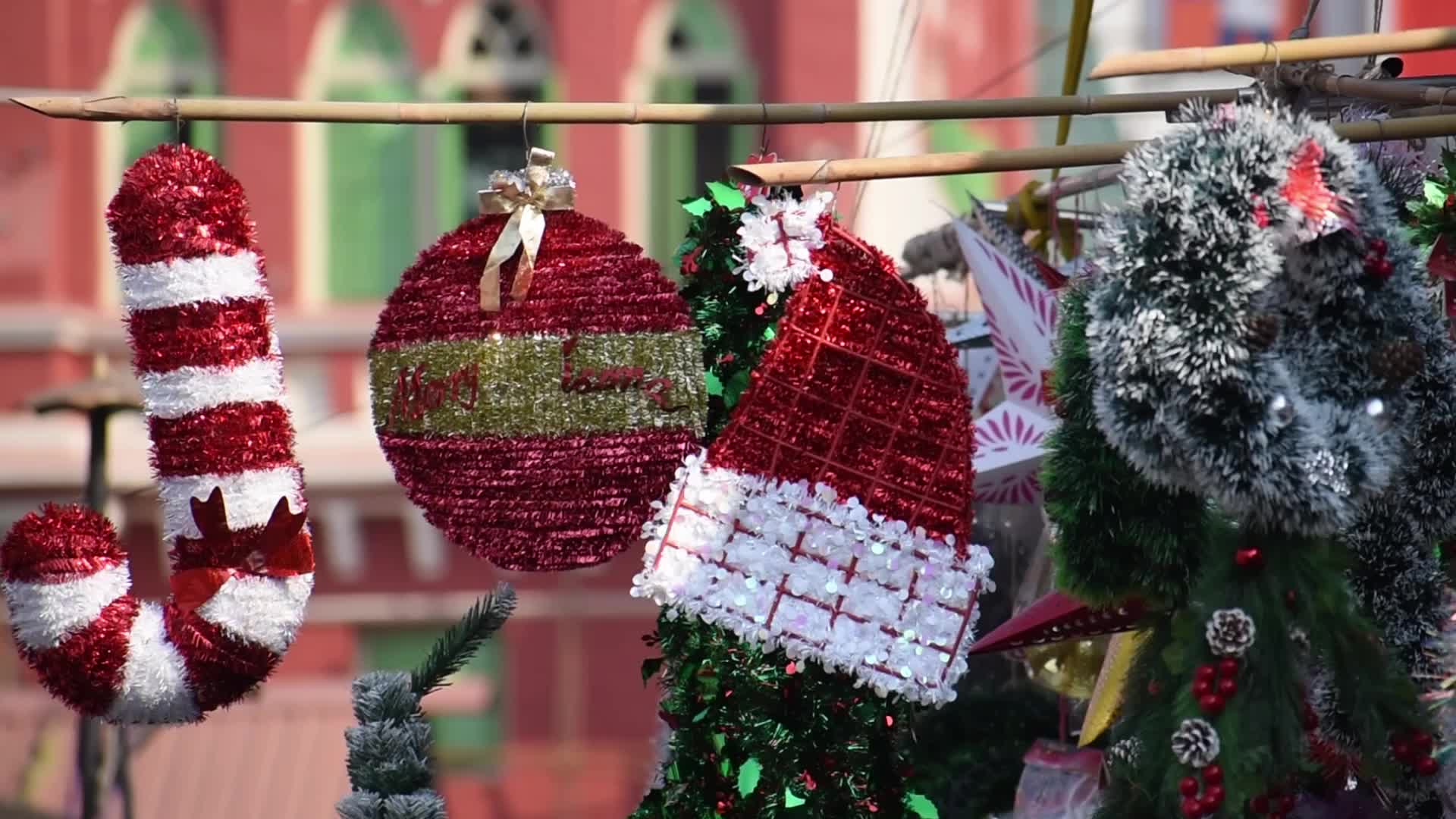 Christmas market in Kolkata, India