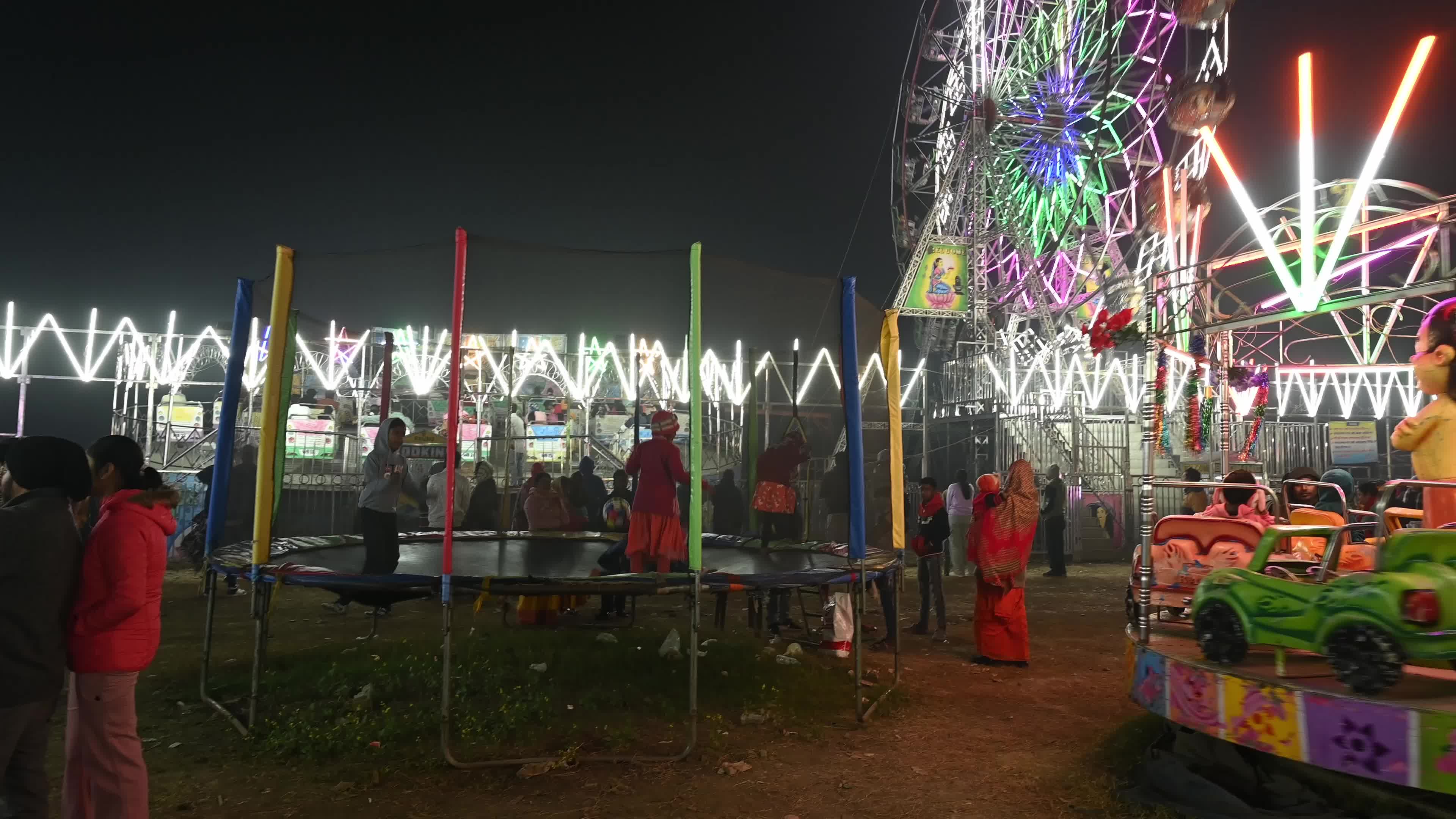 Christmas in India - Village Fair - Chhinnamasta Puja - Amusement Park 