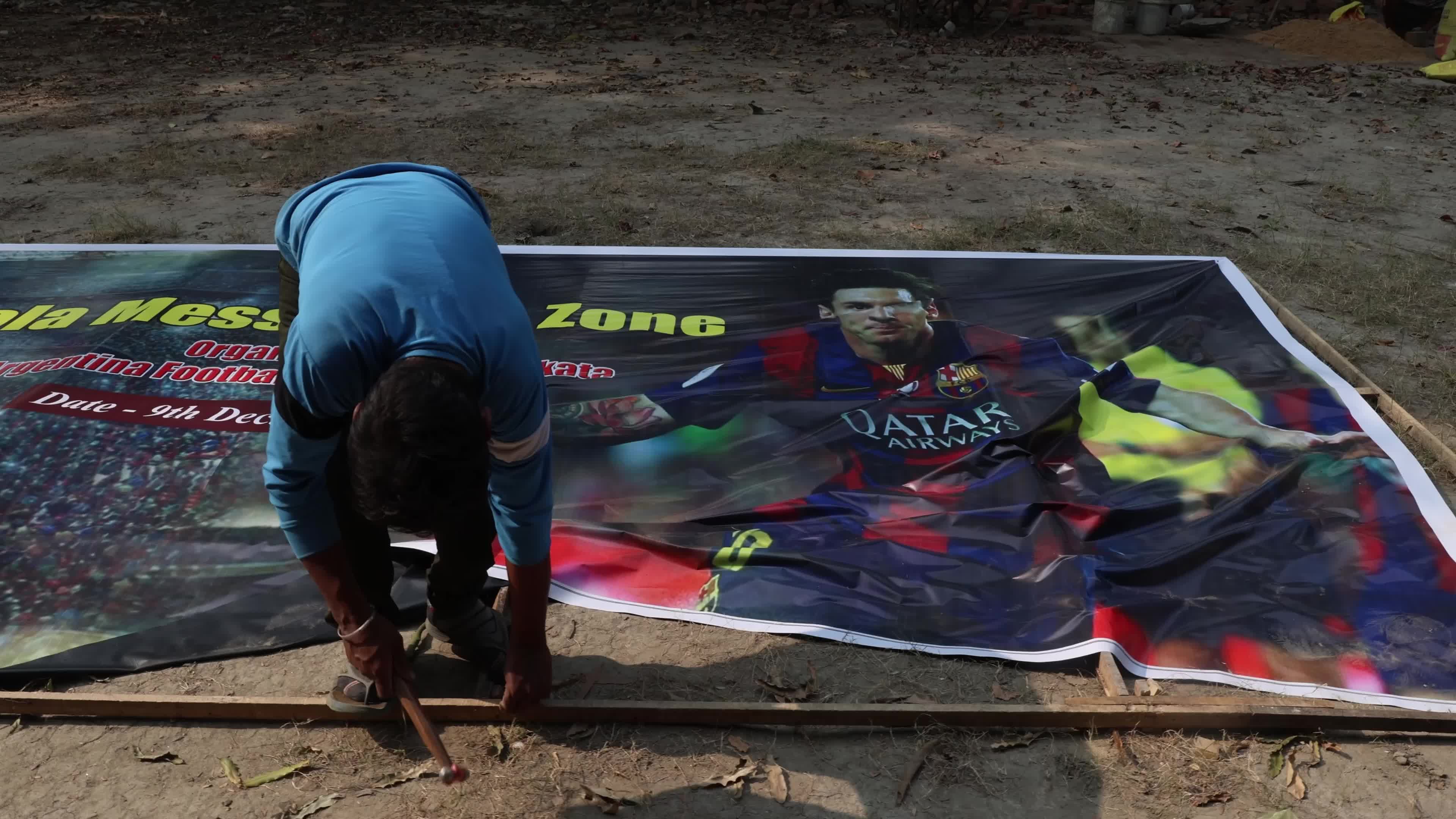 Lionel Messi India Tour In Kolkata,India