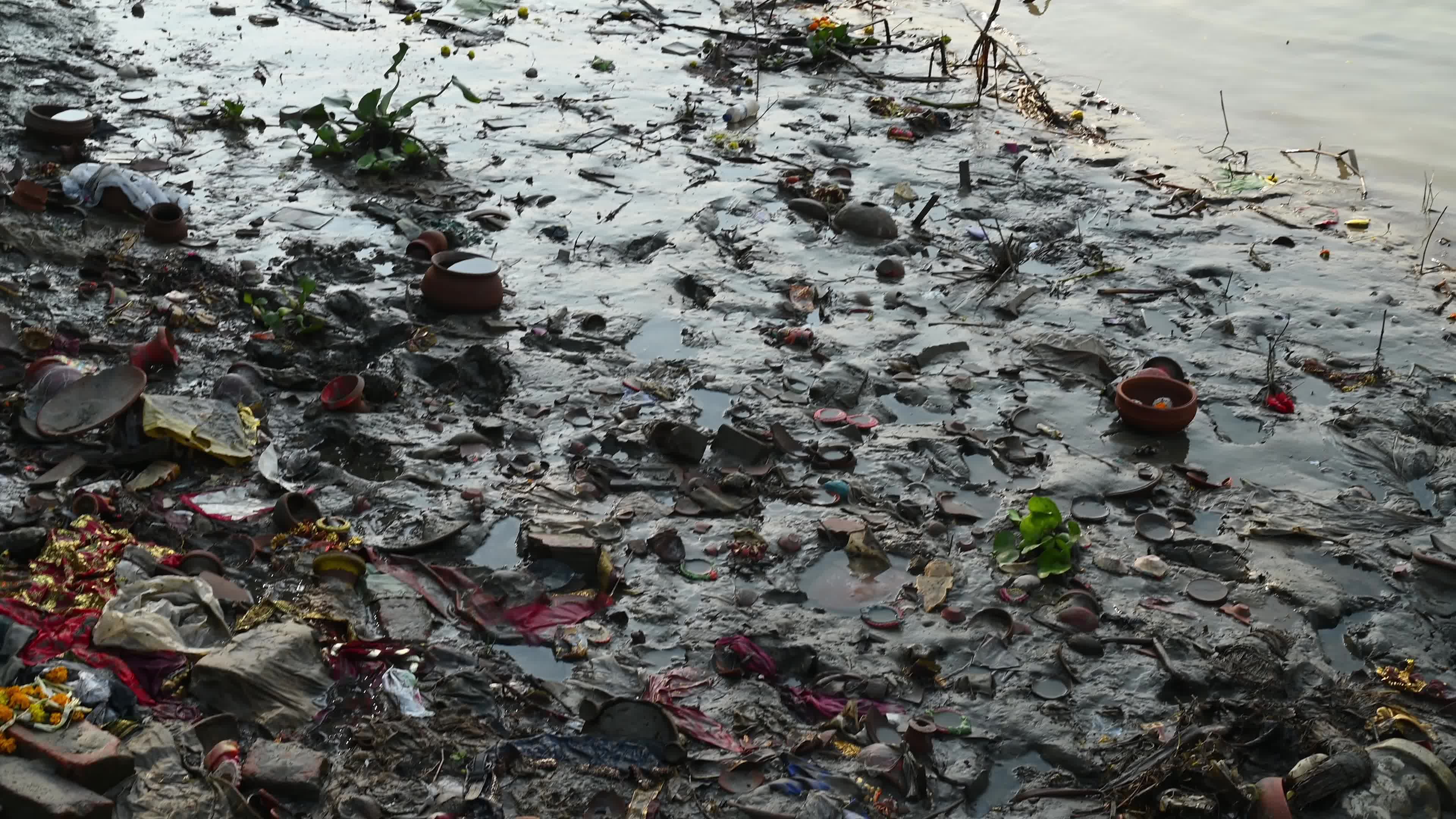 Bagbazar Ghat - North Kolkata - Ganga pollution - Devotees Celebrate Ganga 