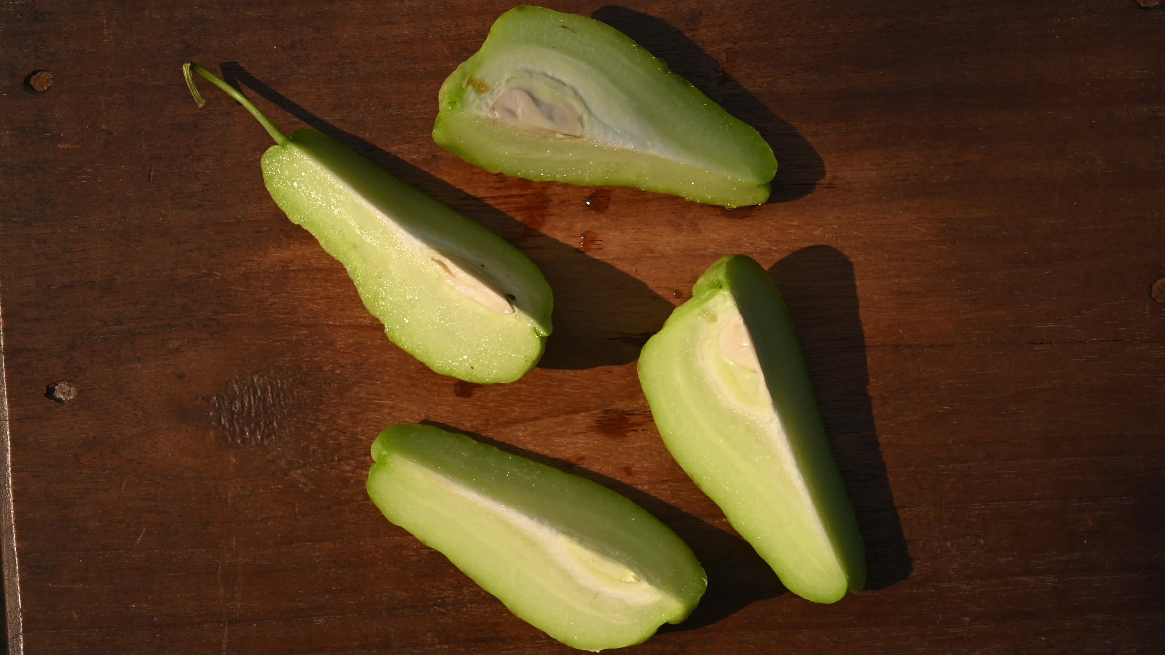Chayote (Sechium edule) - Pear Squash - Vegetable 