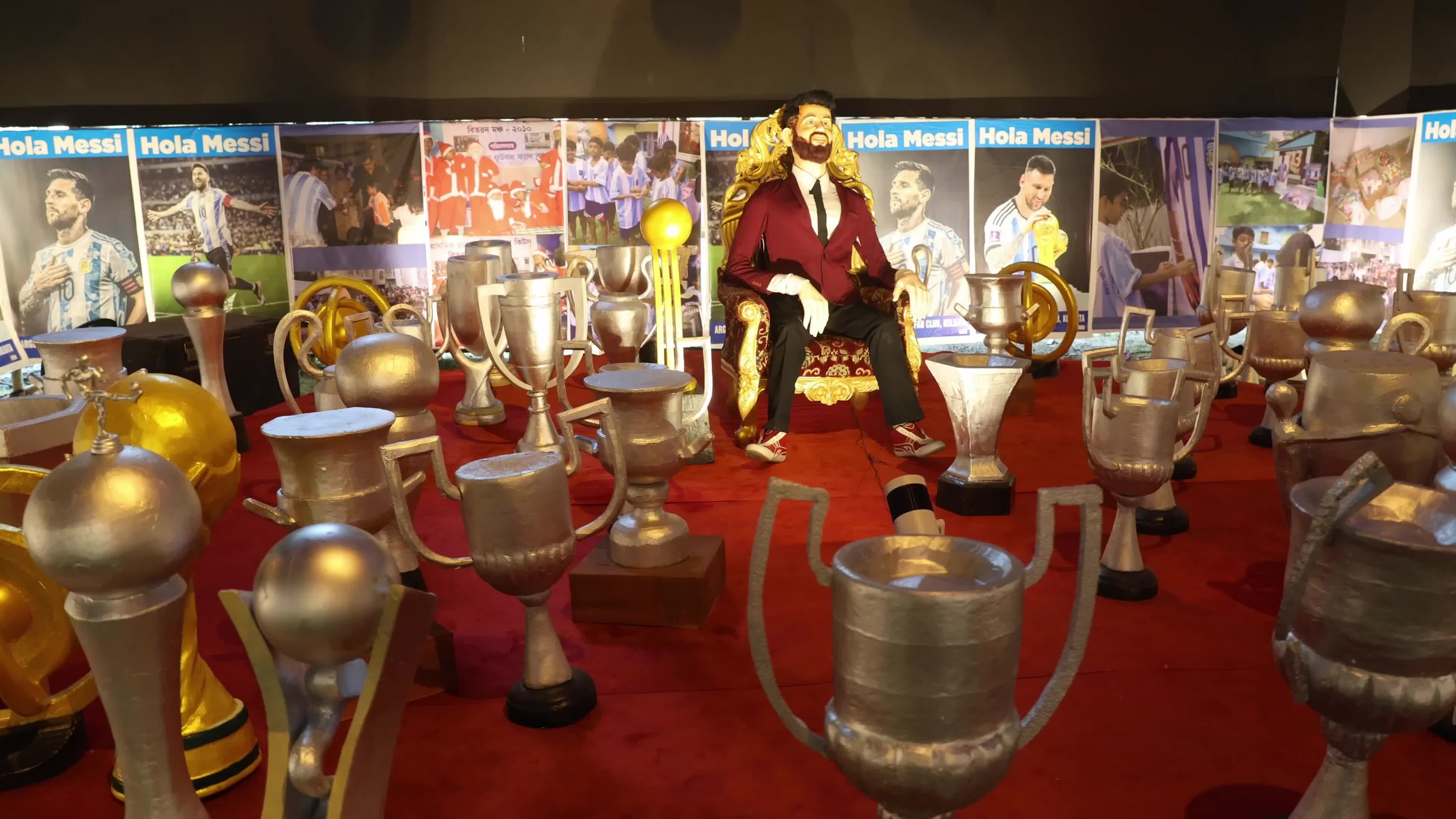 Lionel Messi India Tour In Kolkata,India