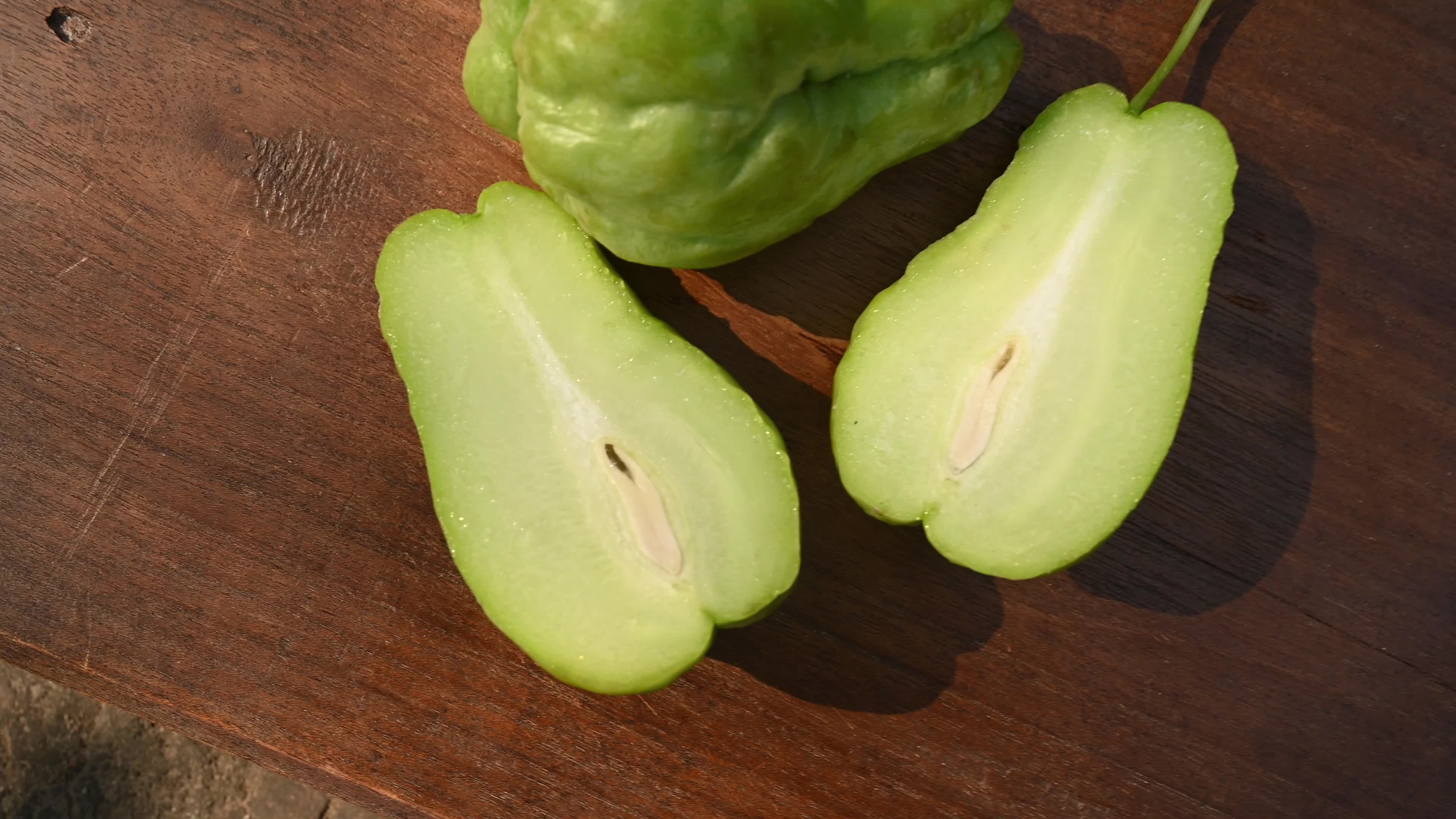 Chayote (Sechium edule) - Pear Squash - Vegetable 