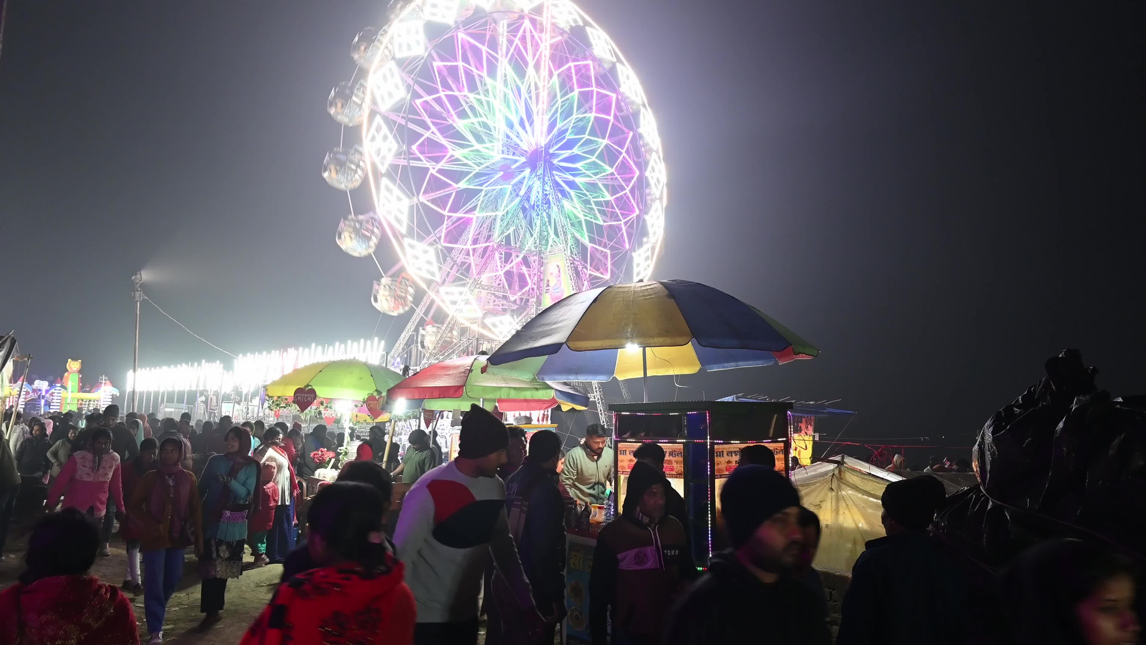 Christmas in India - Village Fair - Chhinnamasta Puja - Amusement Park 