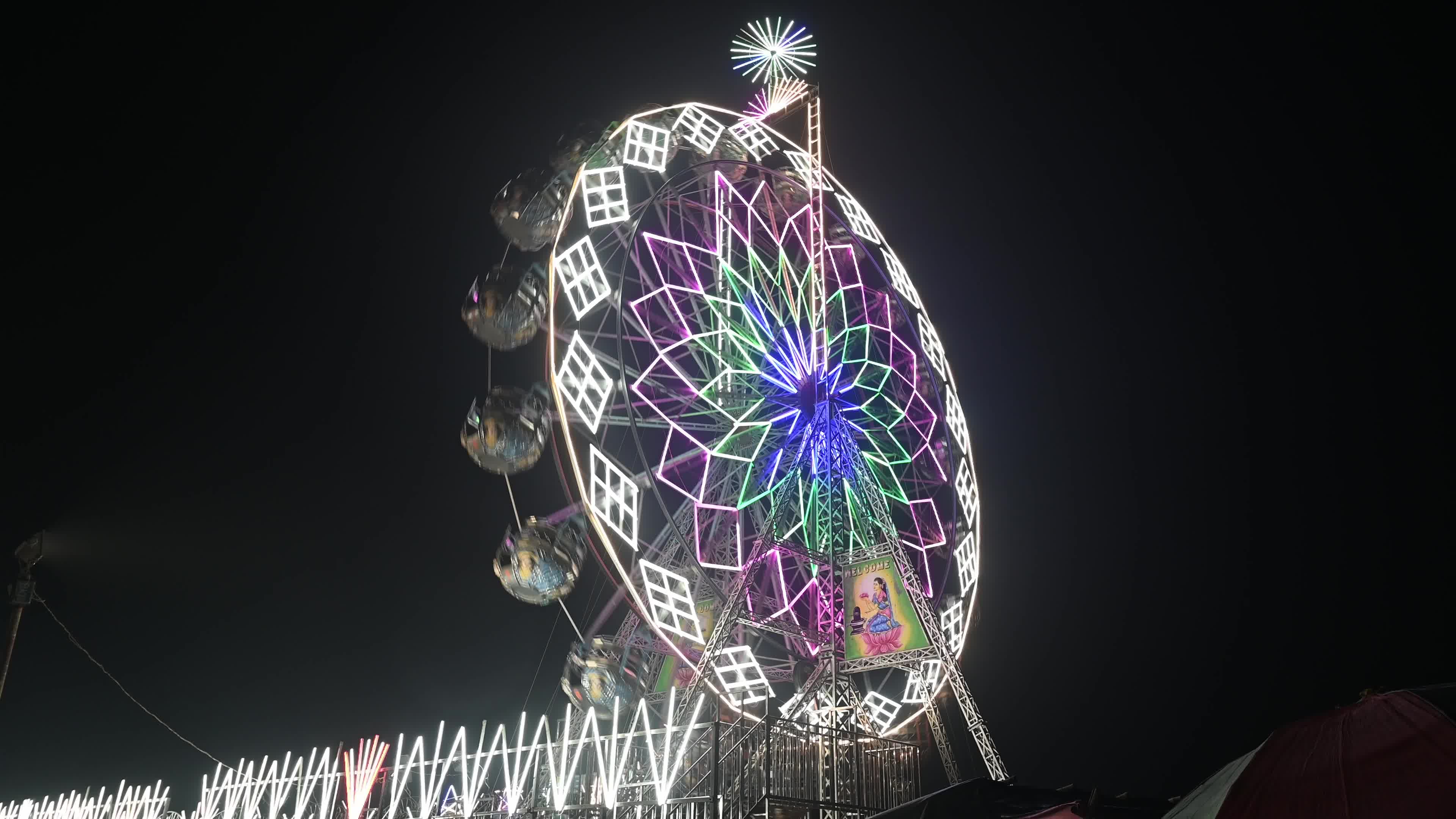 Christmas in India - Village Fair - Chhinnamasta Puja - Amusement Park 
