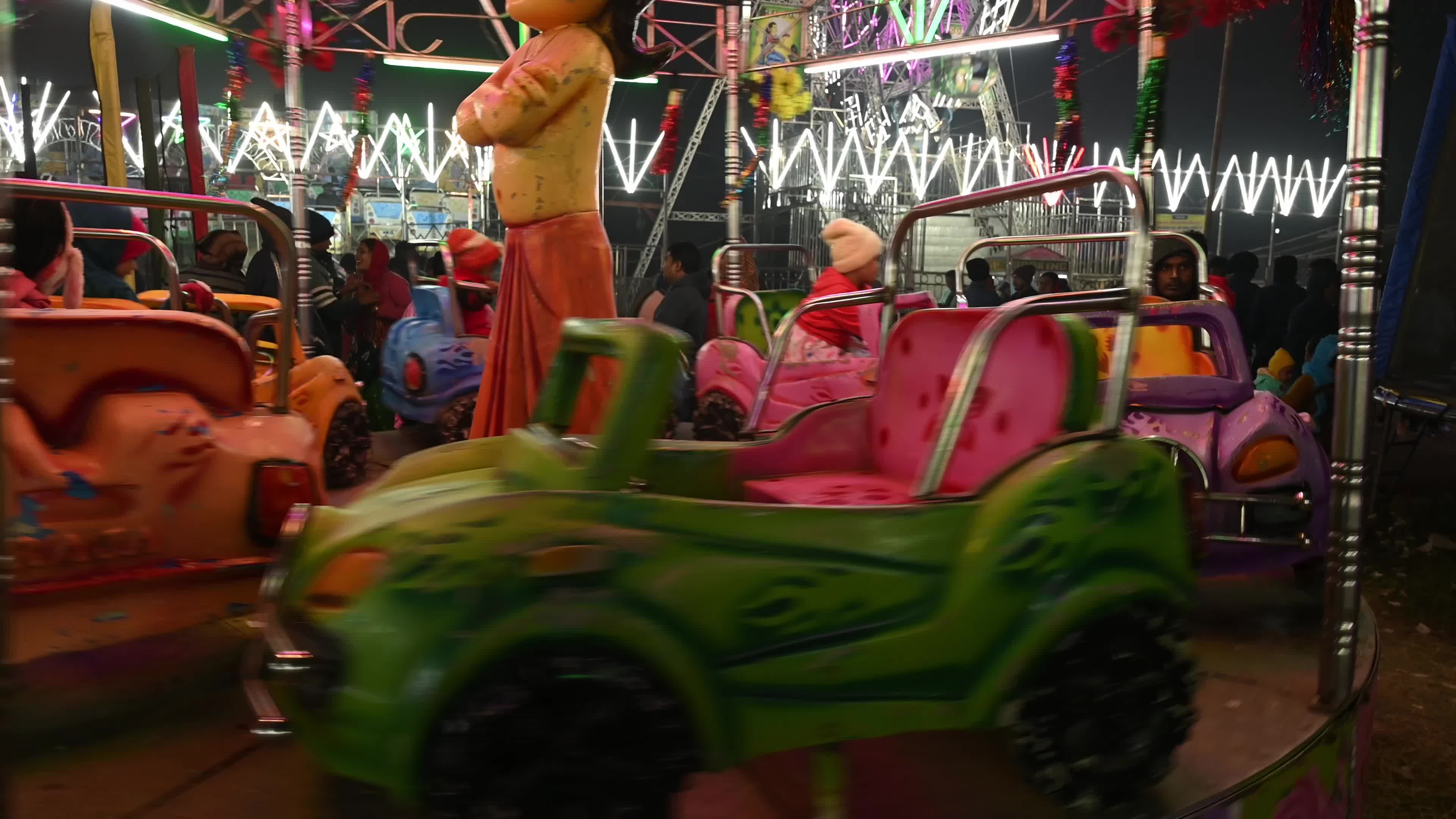 Christmas in India - Village Fair - Chhinnamasta Puja - Amusement Park 