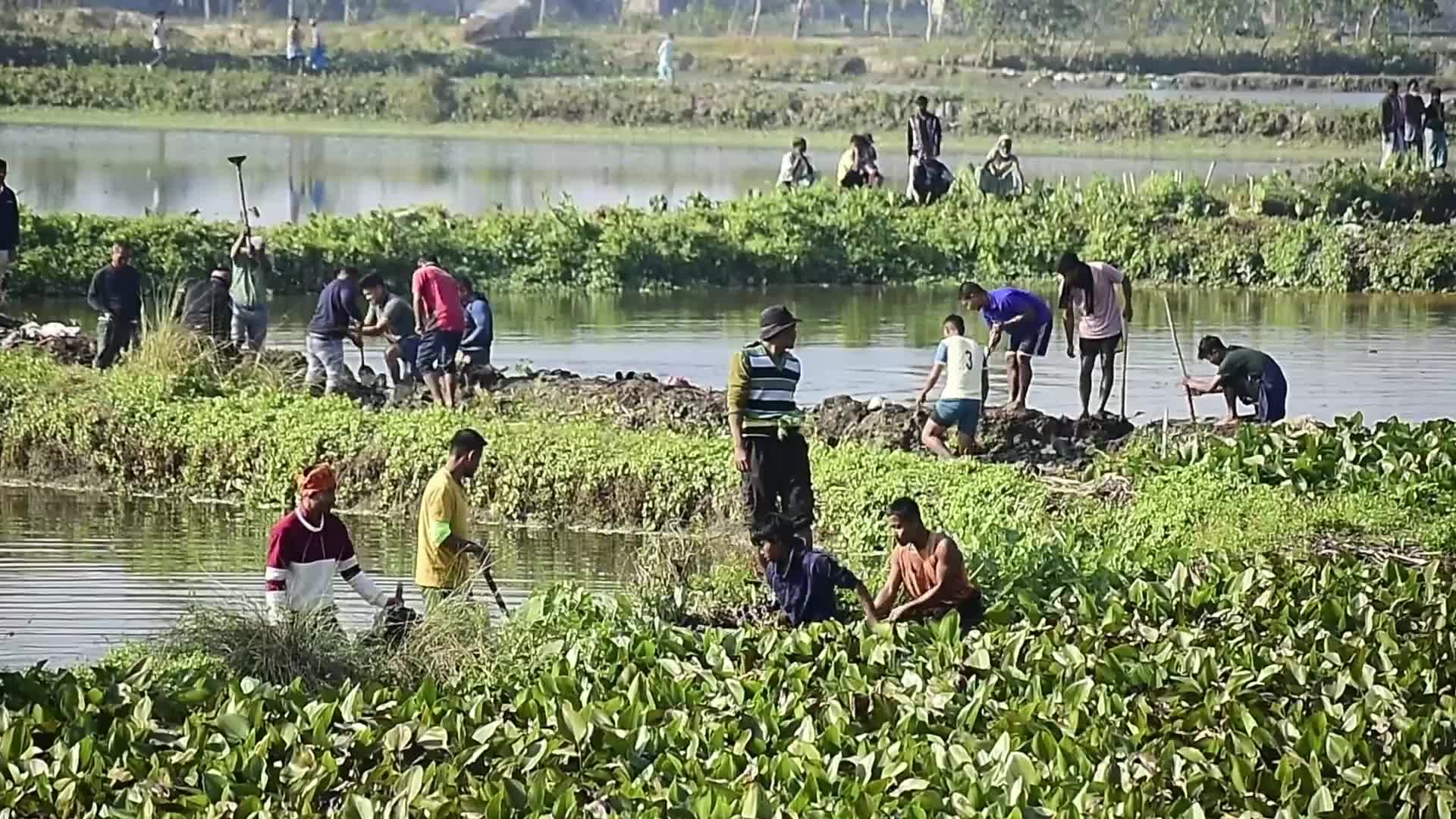 Major Eviction Drive in Dhing Revenue Circle to Demolish 565 Illegal Fisheries and Restore Natural Waterways in India 