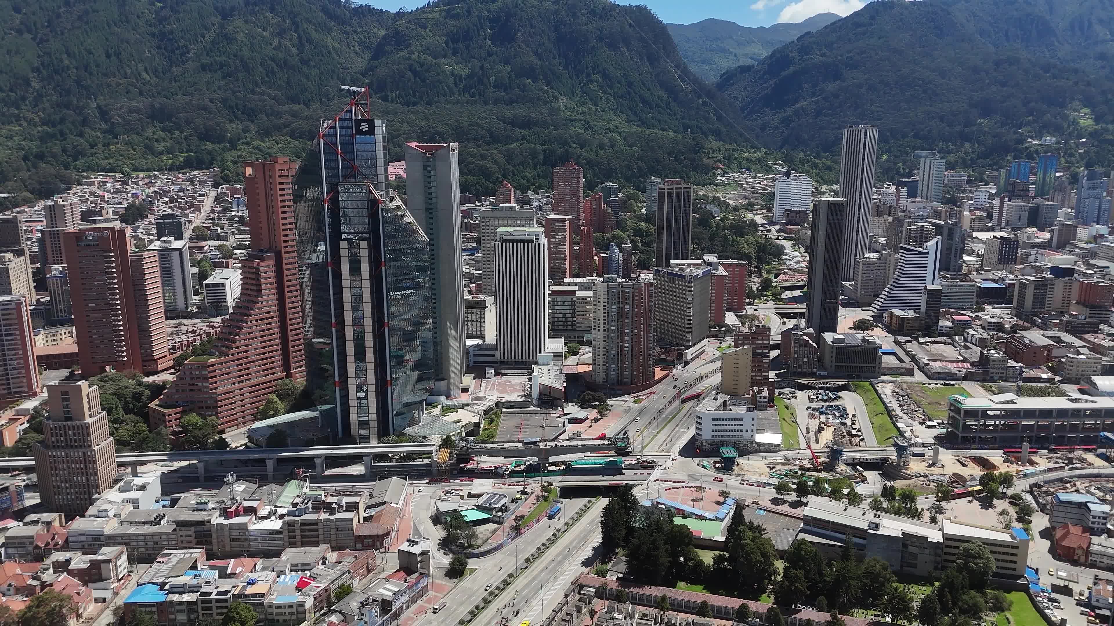 Bogota Financial District and Downtown