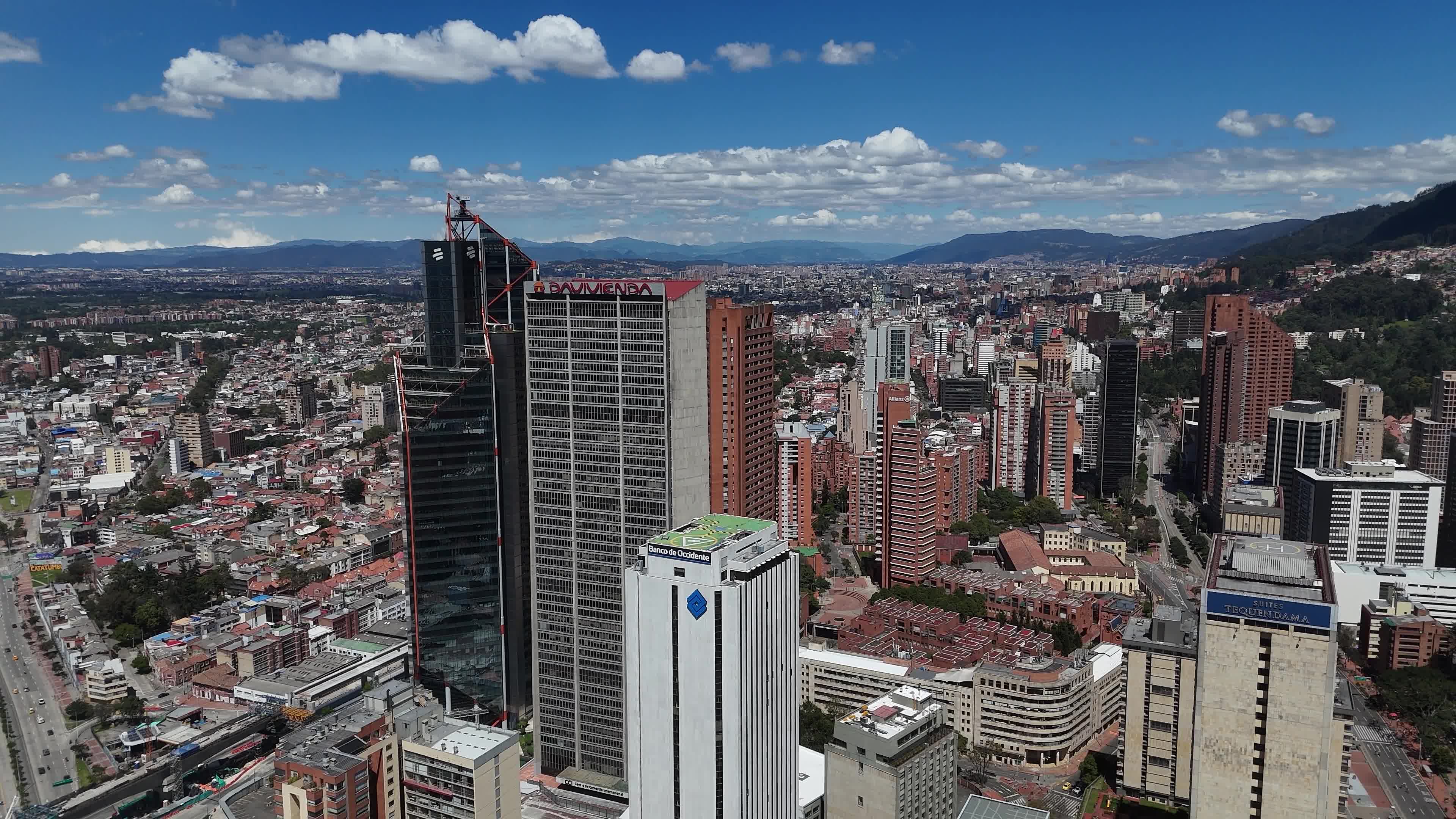 Bogota Financial District and Downtown