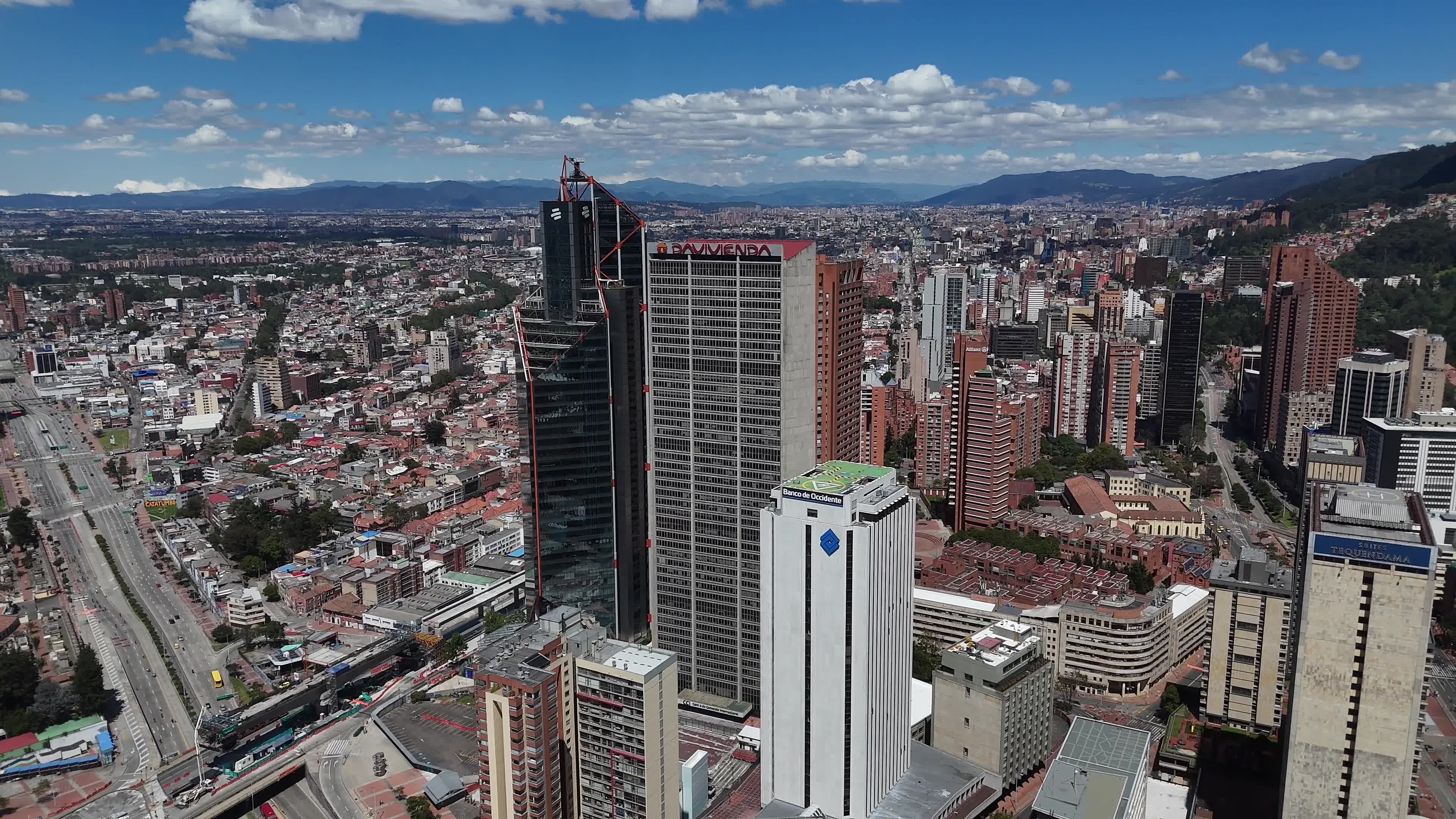 Bogota Financial District and Downtown